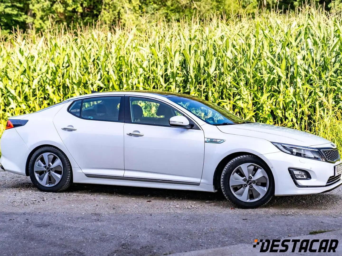 Kia Optima Luxus-Hybrid: Spirit mit Belüftung & ACC! Bílá - 1