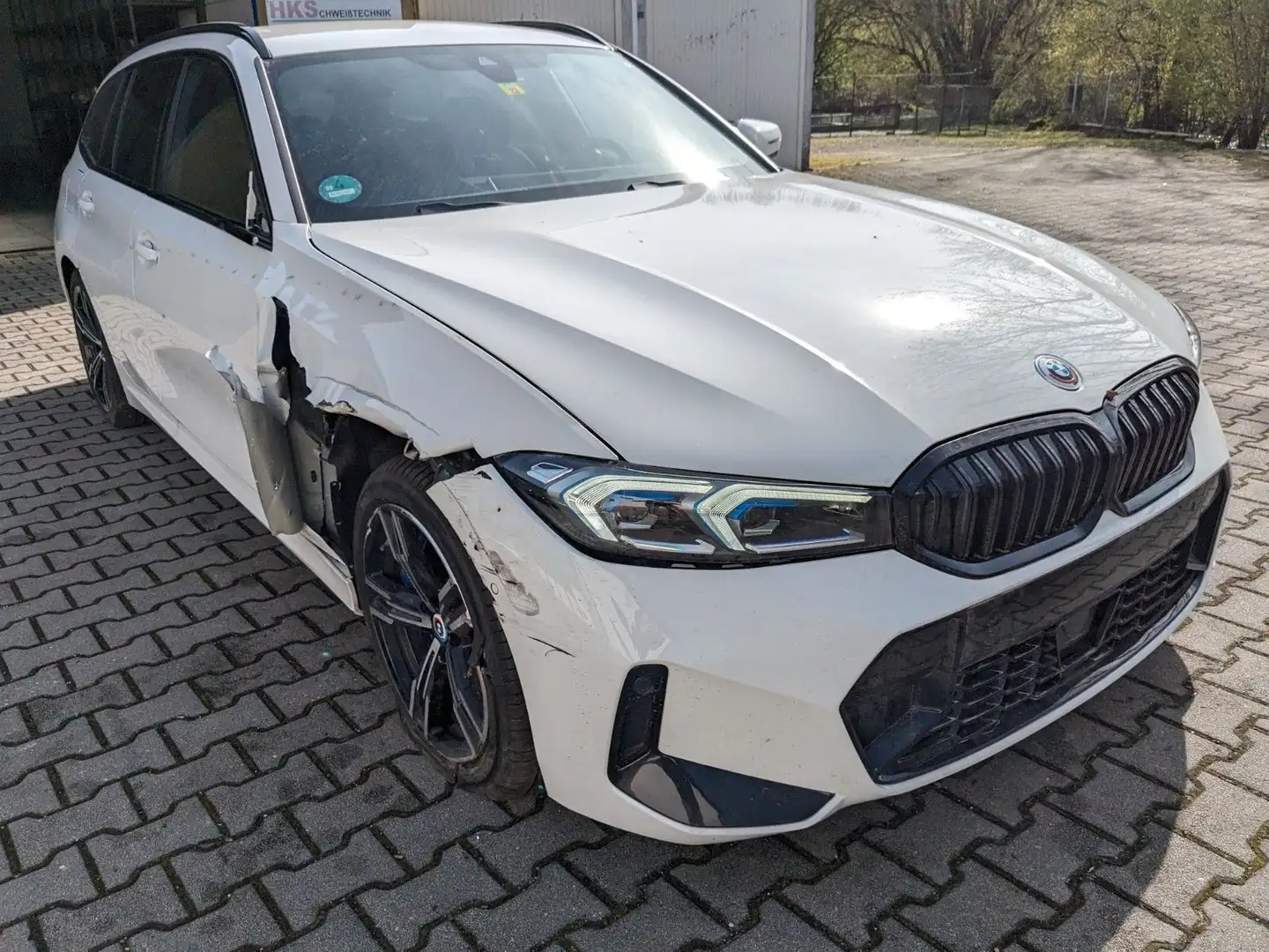 BMW 320 dx-Dr/M-Sport/adapt.Fahrwerk/Abstandstempomat Weiß - 1