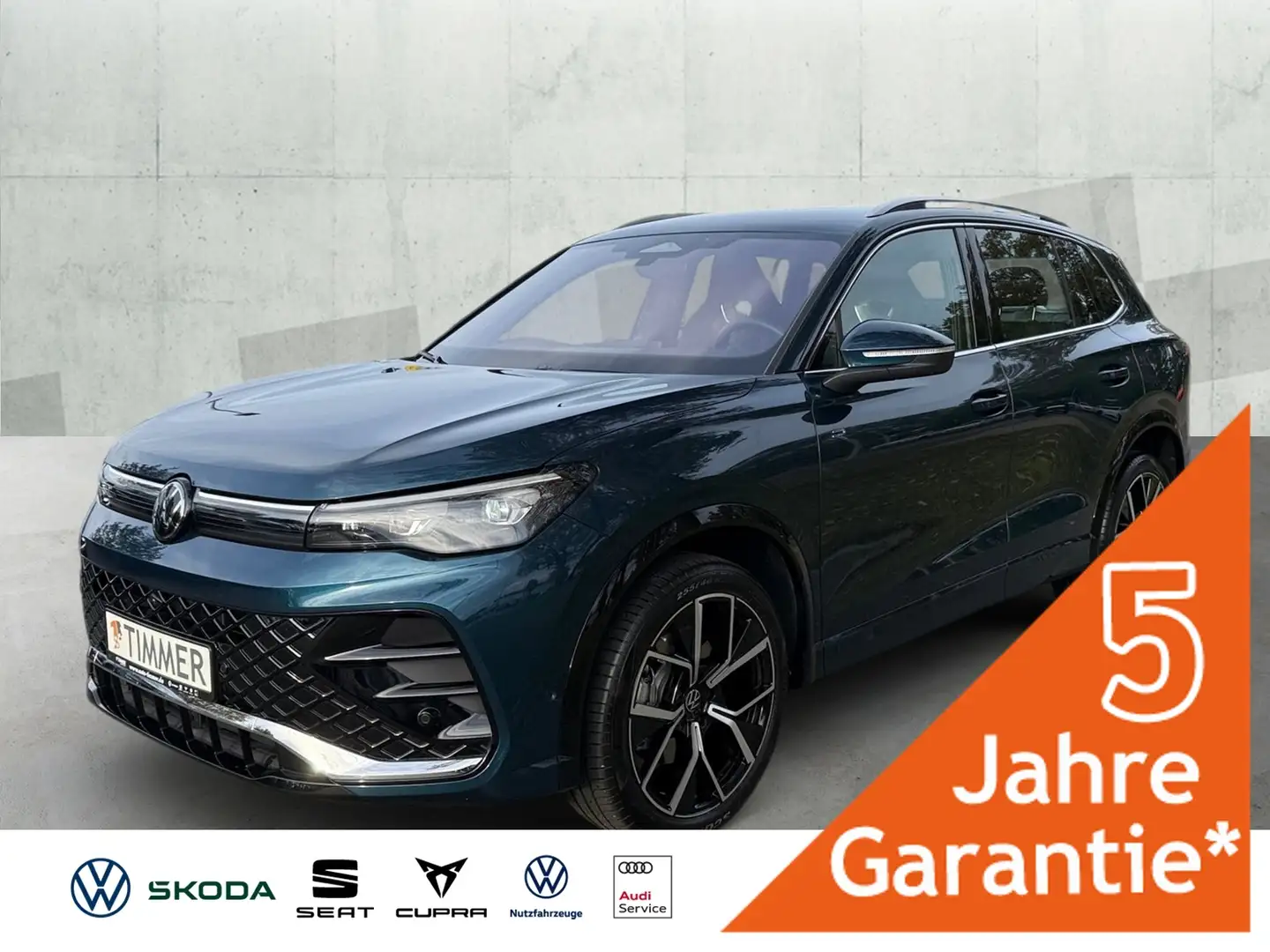 Volkswagen Tiguan 2.0 TDI DSG 4M R-LINE *AHK *H&K *360° *STHZ *DCC Blau - 1