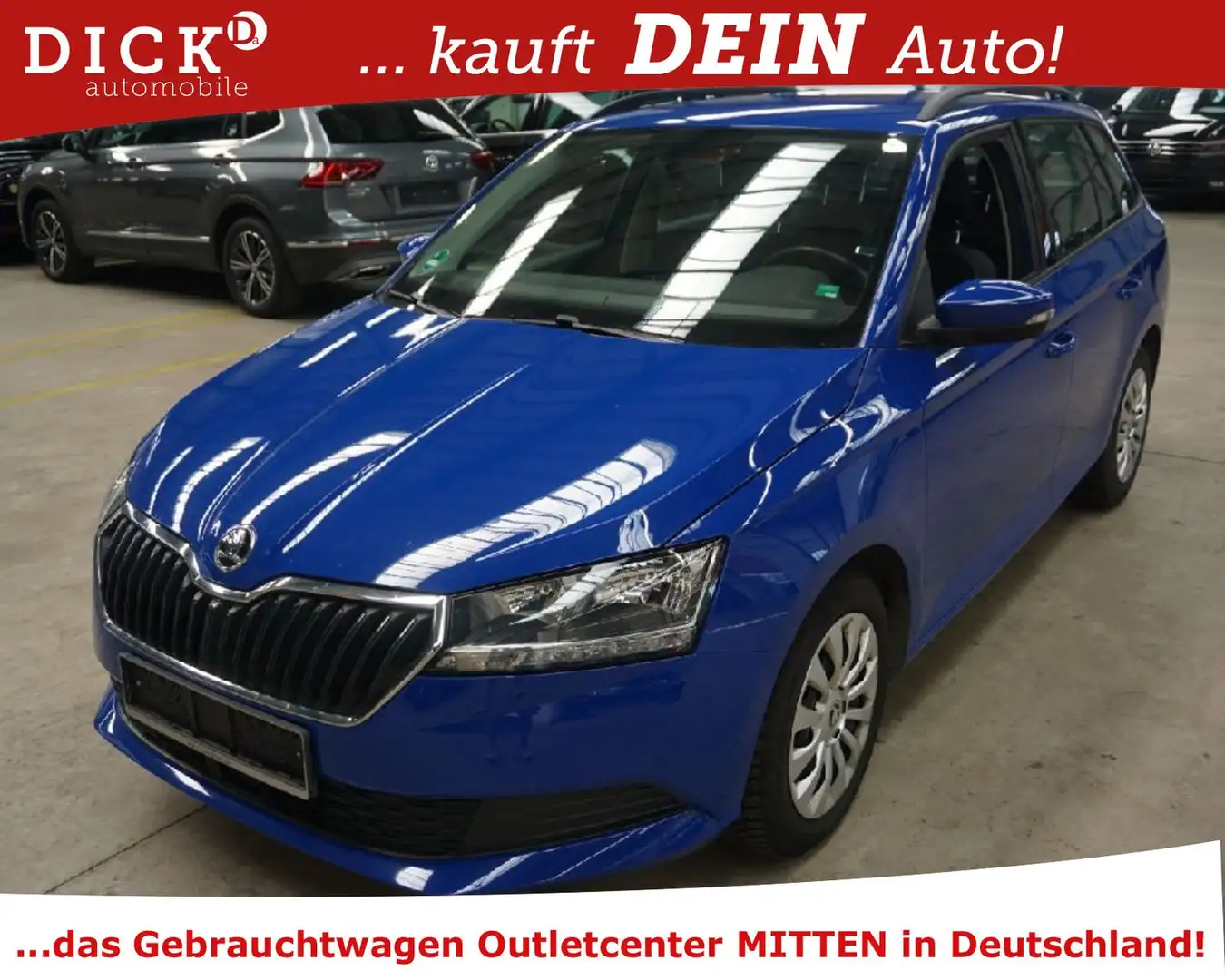 Skoda Fabia C Ambition 1.0TSI TEMP/SHZ/PDC/MFL/CARPLAY Blue - 1