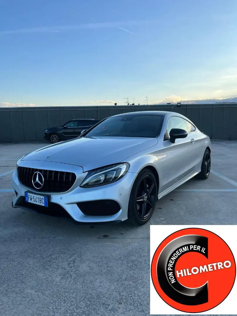 Mercedes-Benz C 220 d COUPE PREMIUM AMG AUT TAGLIANDI UFF.LI MERCEDES Argent - 2