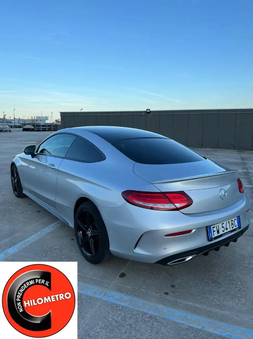 Mercedes-Benz C 220 d COUPE PREMIUM AMG AUT TAGLIANDI UFF.LI MERCEDES Argent - 1