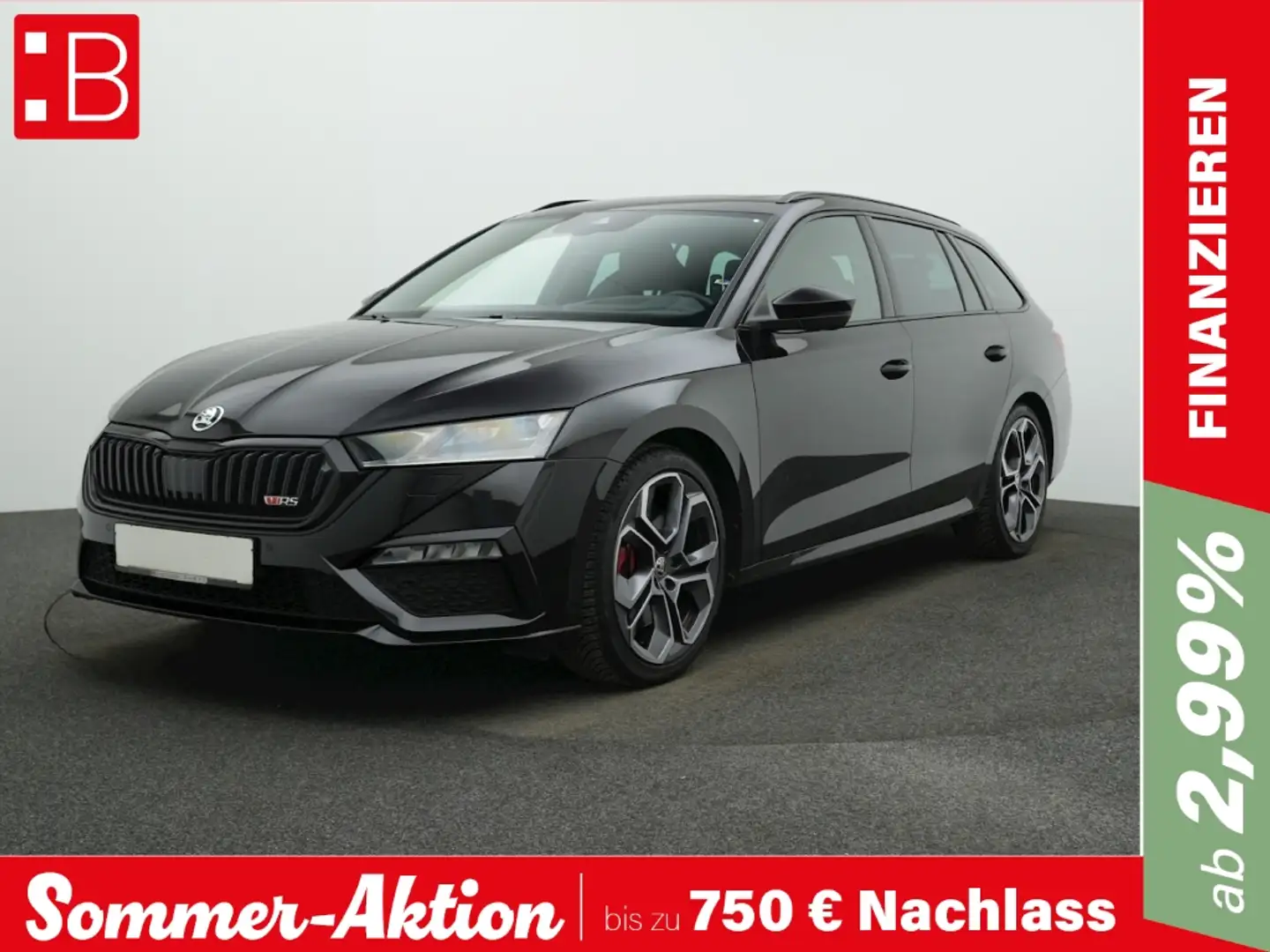 Skoda Octavia Combi 2.0 TSI DSG RS PANO HuD MATRIX DCC ALU 18 Schwarz - 1