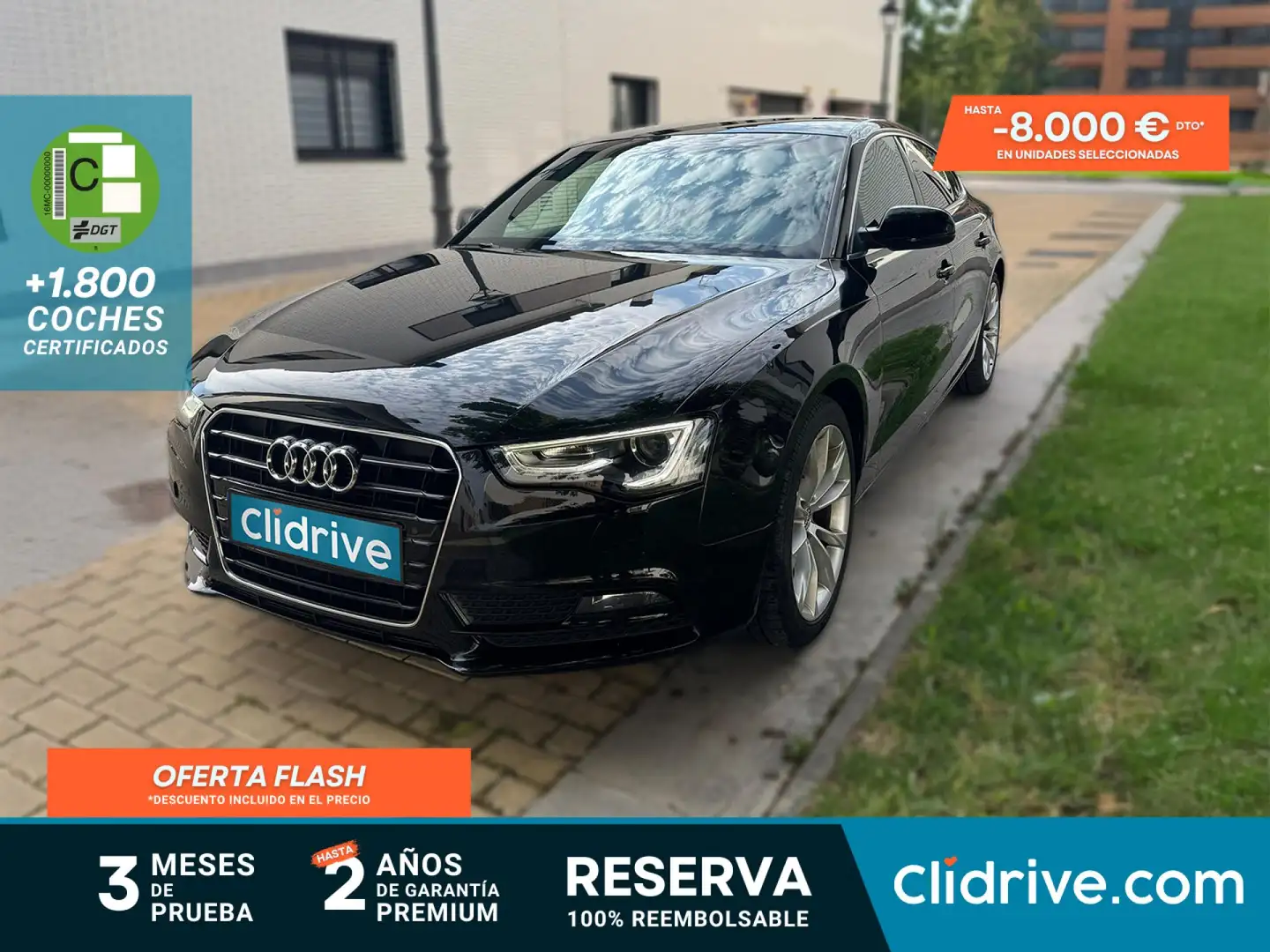 Audi A5 Sportback 2.0TDI Advanced ed. Mult. 190 Negro - 1