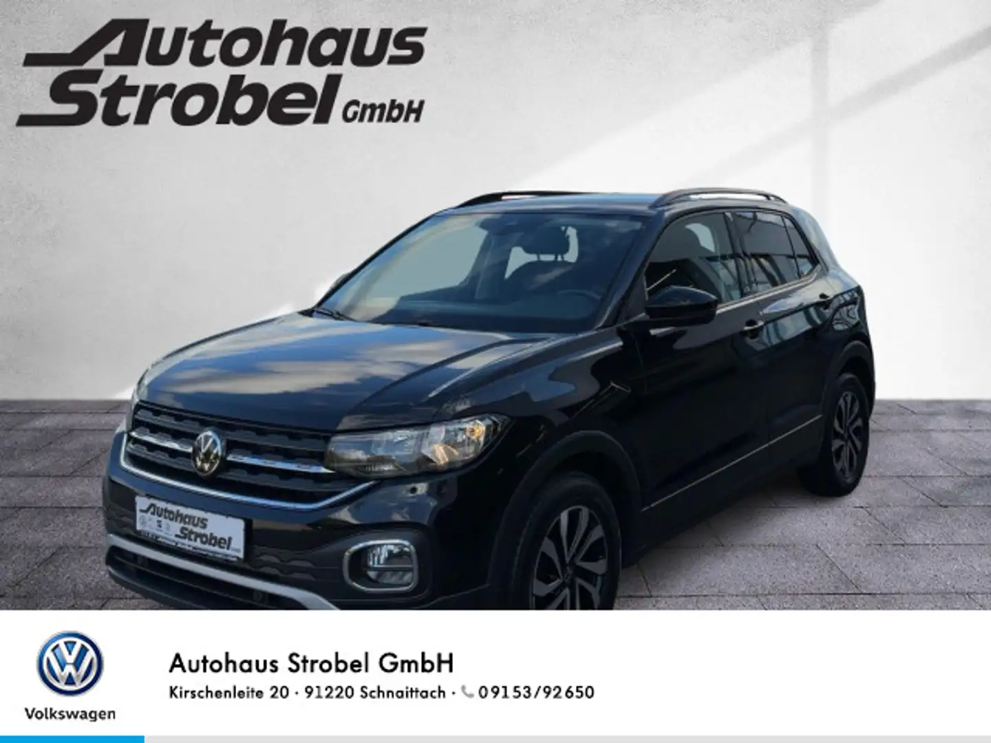 Volkswagen T-Cross 1.0 TSI "ACTIVE" ACC Navi Kamera Climatr Schwarz - 1