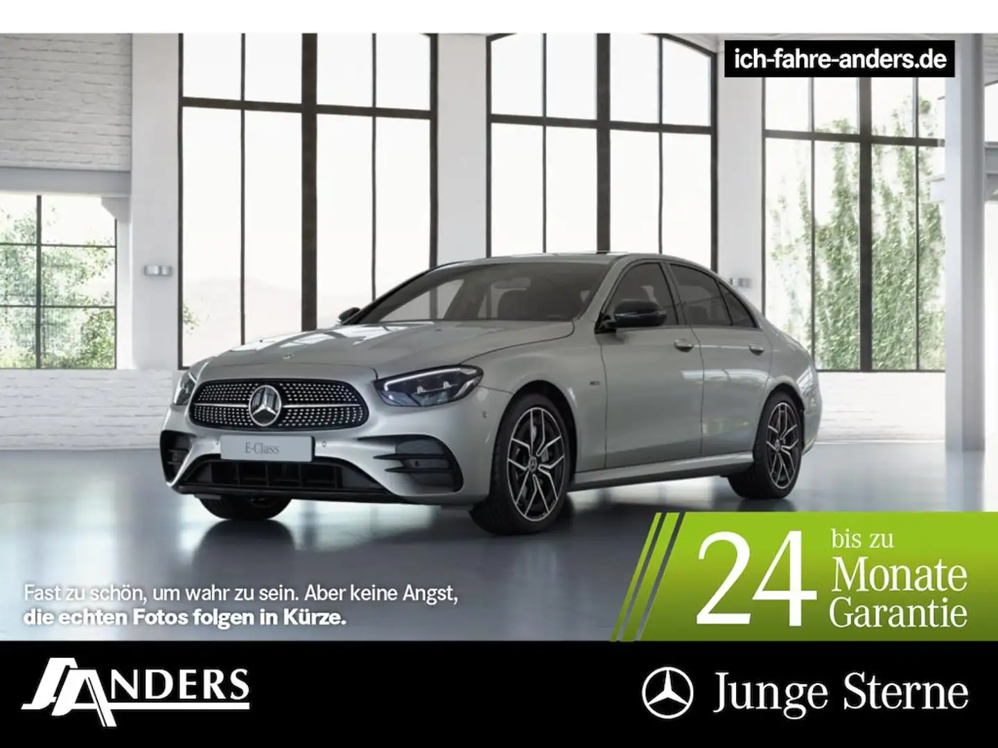 Mercedes-Benz E 300 de AMG+MBUX+Distr+LED+Kamera+Night+SHZ+PDC Silber - 1