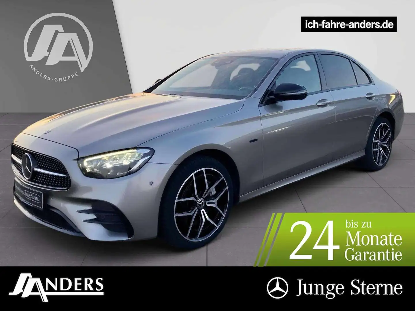 Mercedes-Benz E 300 de AMG+MBUX+Distr+LED+Kamera+Night+SHZ+PDC Silber - 1