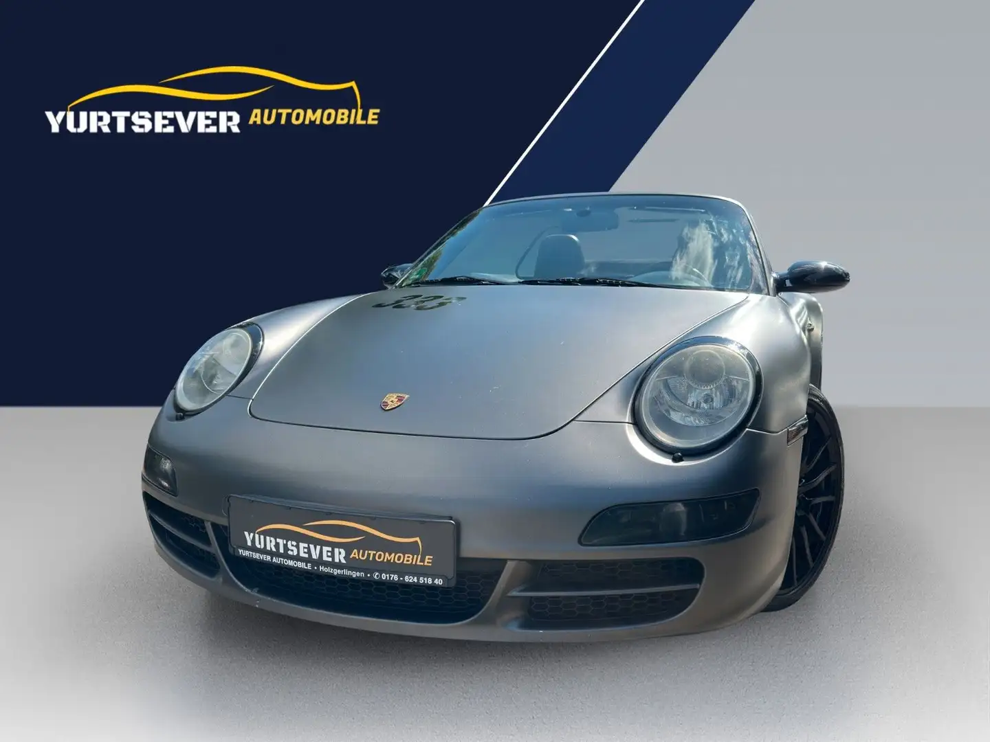 Porsche 911 Carrera 4 S Cabrio*LEDER*ALU*PDC*TEMP*SPORT* Szary - 1