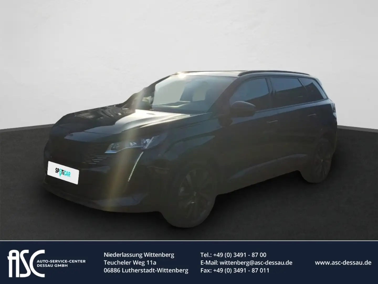Peugeot 5008 GTHybrid/1,99%/Nachtsicht/AGR/AZV/elHeck/7Sitze Schwarz - 1