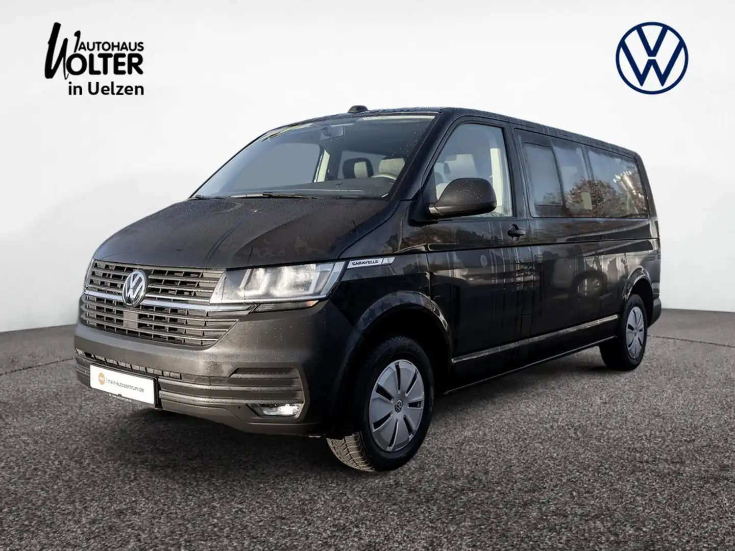 Volkswagen T6.1 Caravelle 2.0 TDI lang STHZG AHK KAM 9 S Schwarz - 1