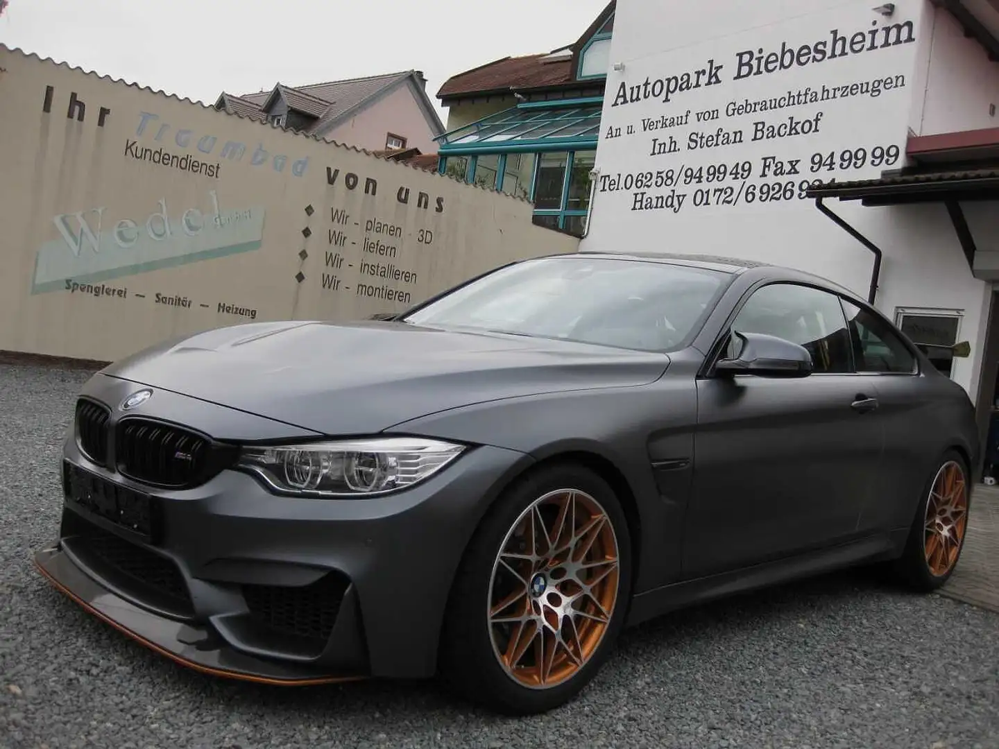 BMW M4 M 4 GTS 1.Hd dt.Fzg.Sondermodell Clubsport Paket Grijs - 1