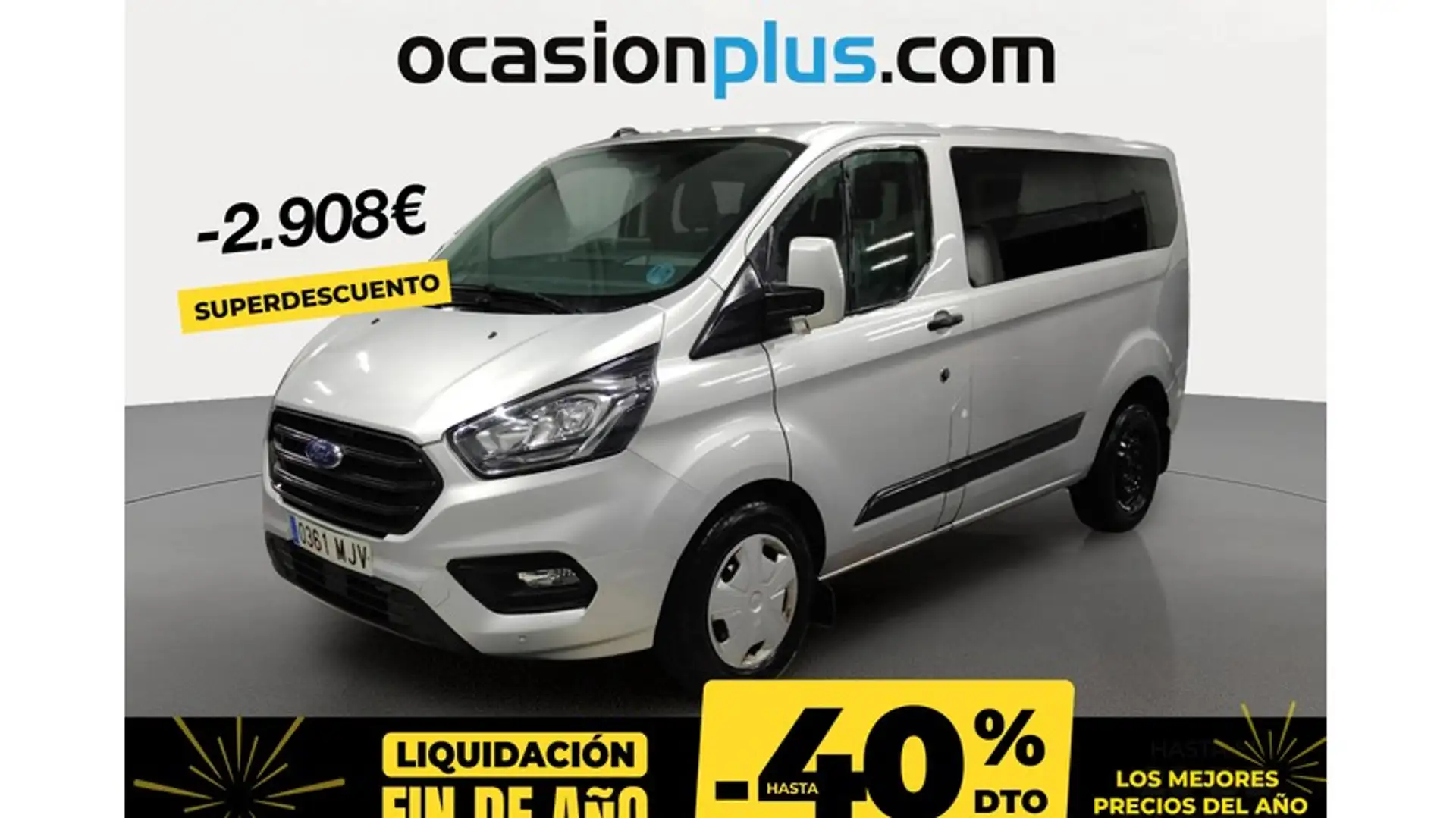 Ford Transit Custom FT 320 L1 Kombi Trend EcoBlue 130 Silber - 1