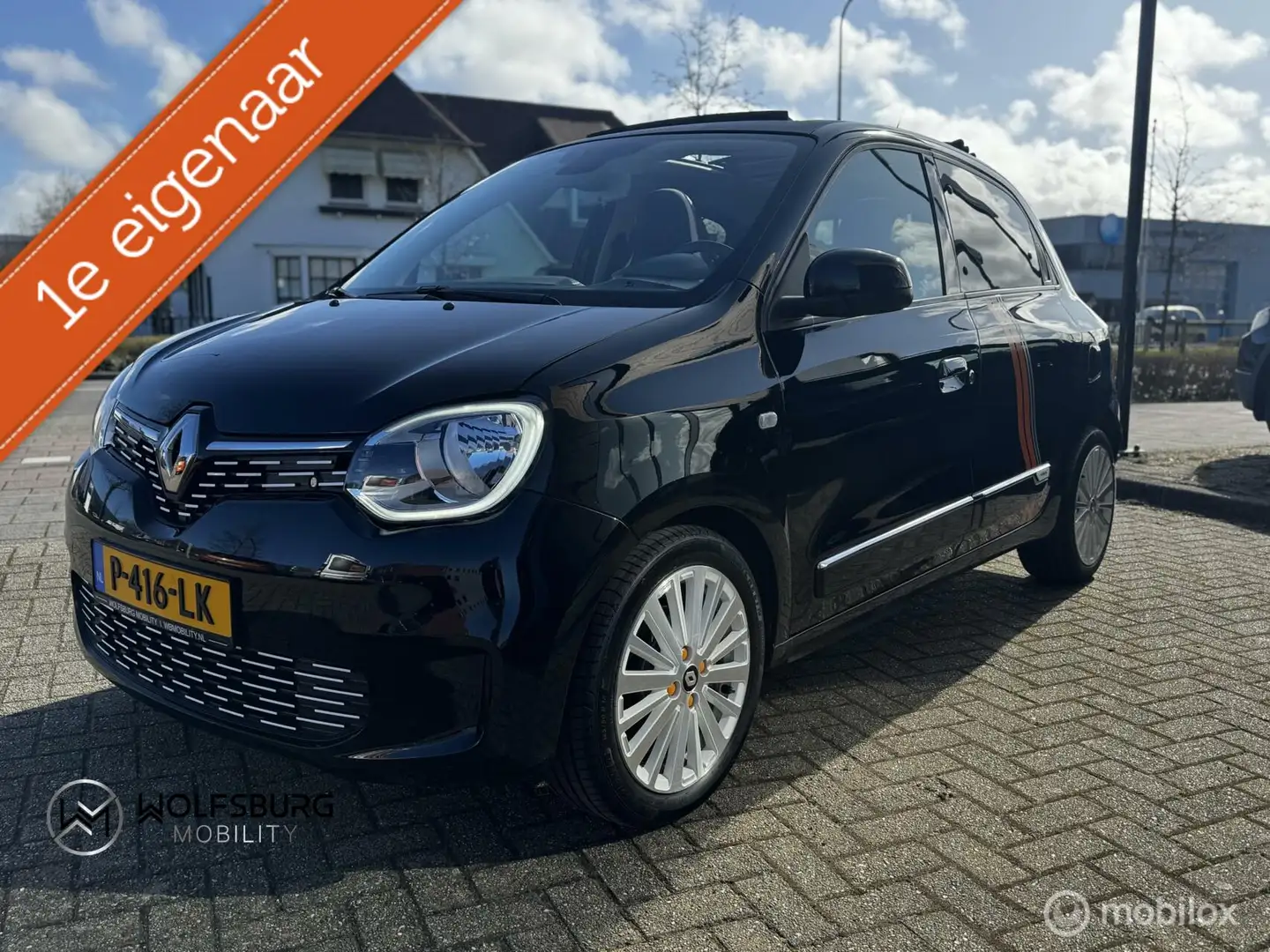 Renault Twingo Z.E. R80 Série Limitée Vibes|Cabrio|1ste eig. Zwart - 2