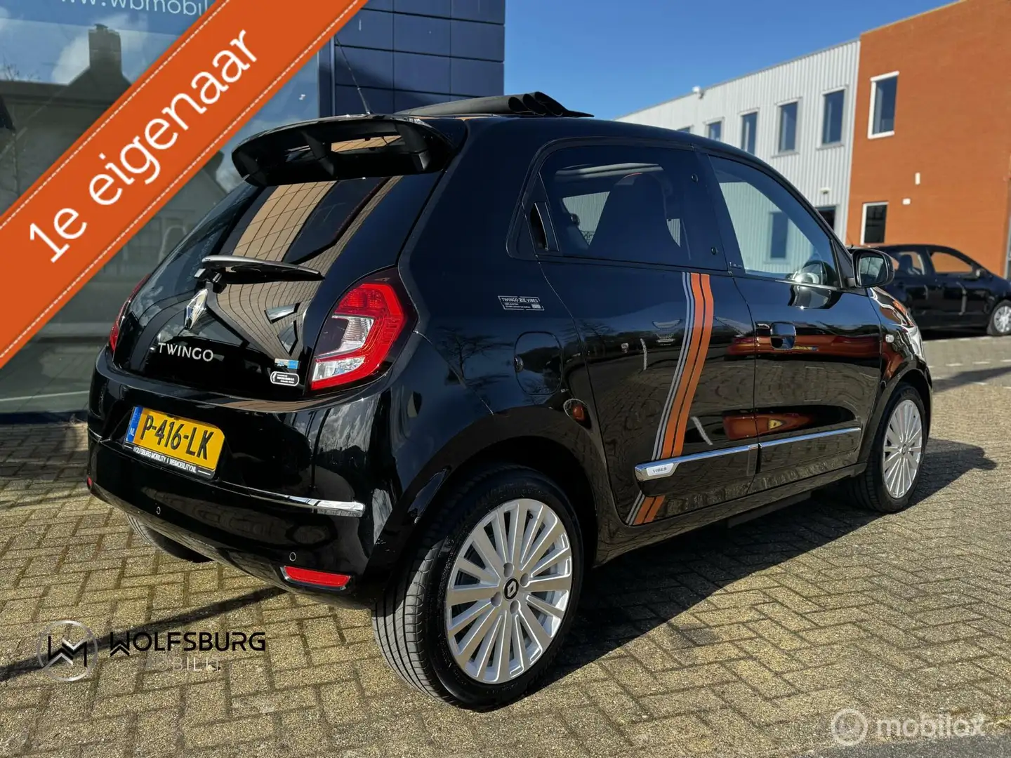 Renault Twingo Z.E. R80 Série Limitée Vibes|Cabrio|1ste eig. Zwart - 1