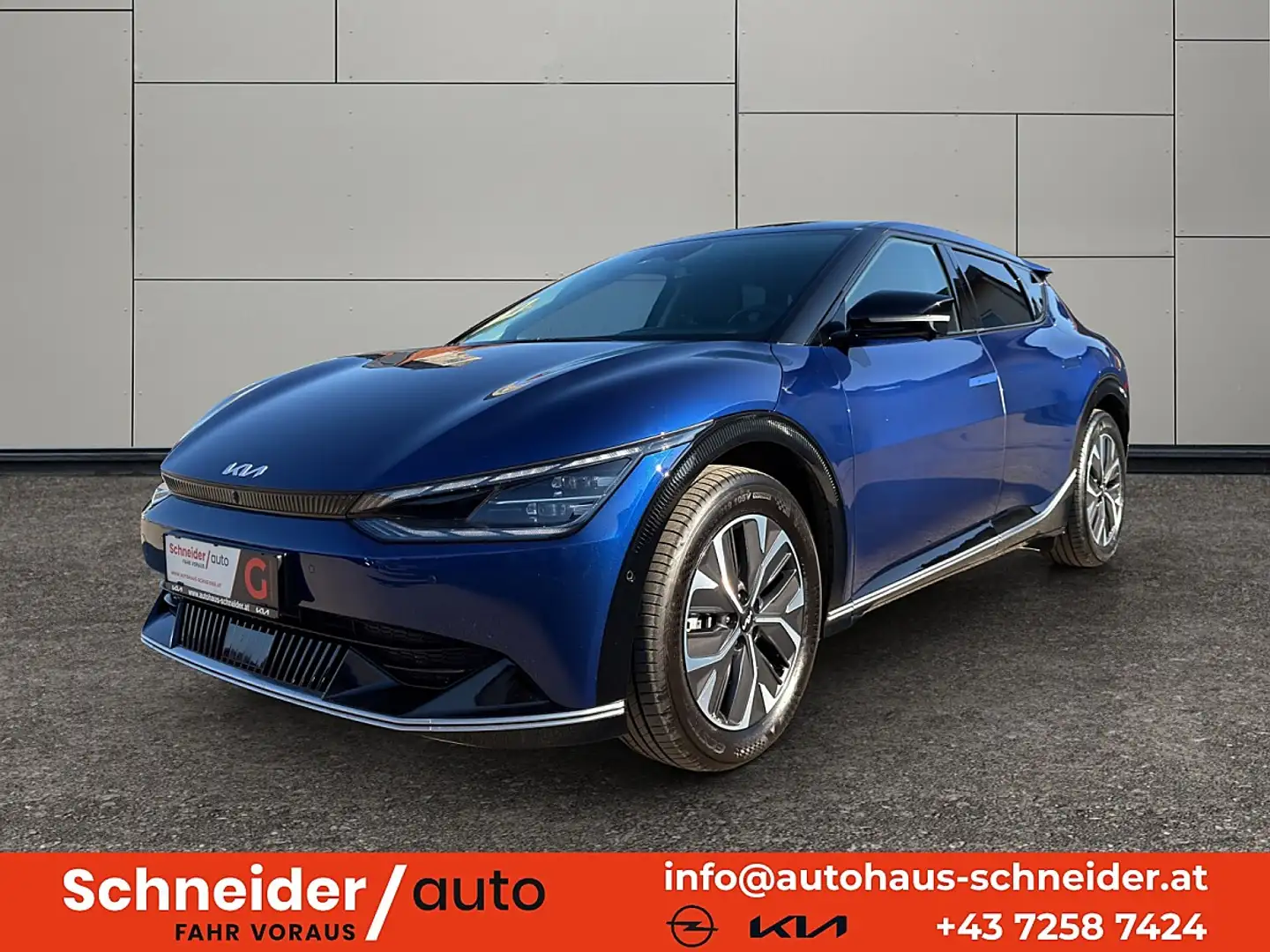 Kia EV6 AWD Air Plus Aut. Blau - 1