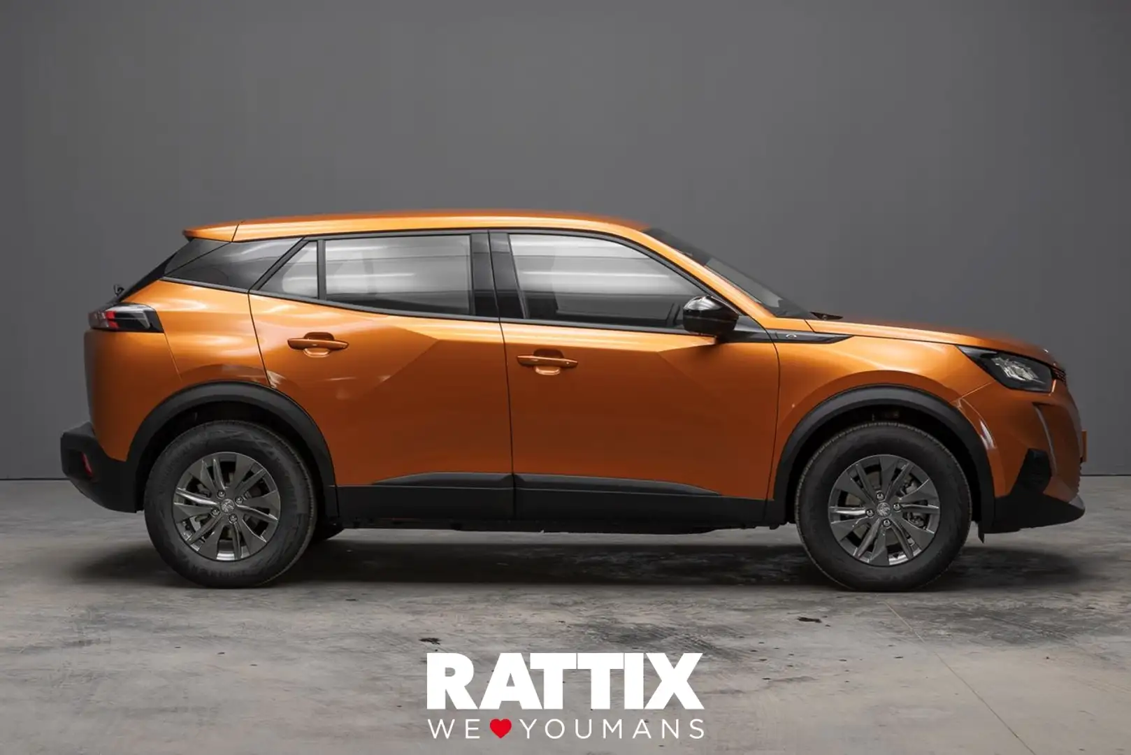 Peugeot e-2008 motore elettrico 100KW Active Pack Arancione - 2