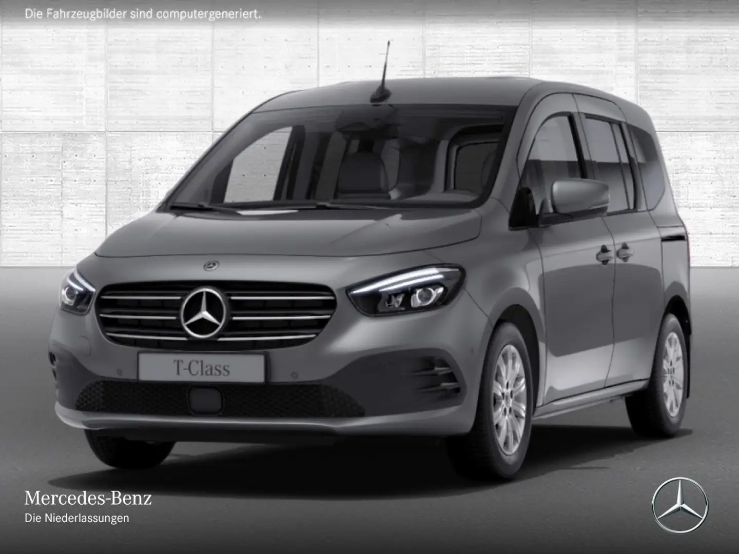 Mercedes-Benz T-Class T 180 d EDITION+PROGRESSIVE+Klimaautom+AHK+Navi Gris - 2