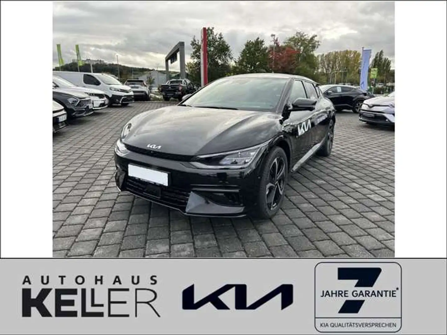 Kia EV6 77,4-kWh AWD GT-line Schwarz - 1