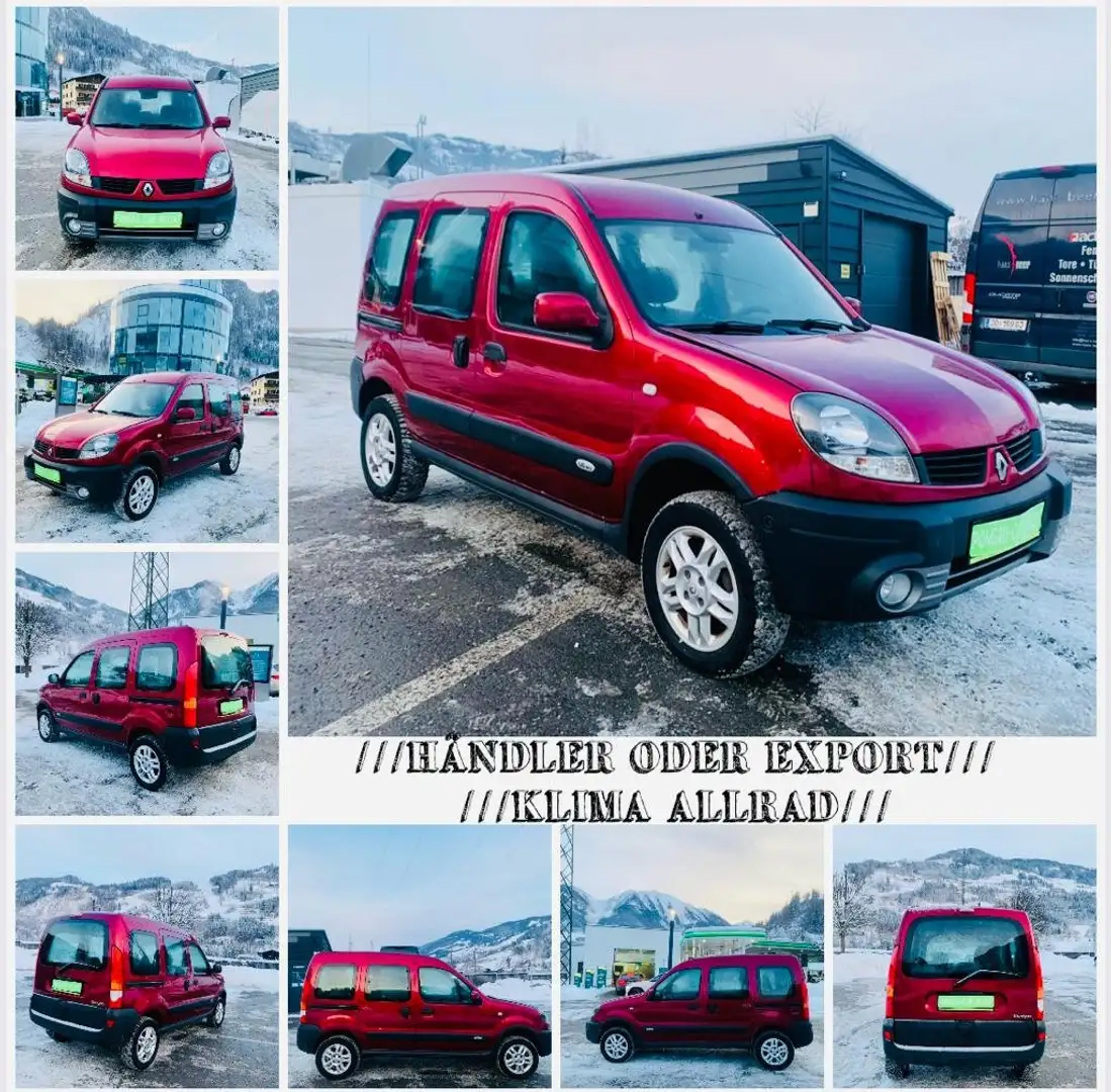 Renault Kangoo Privilége Luxus 1,6 16V 4x4 Rojo - 1