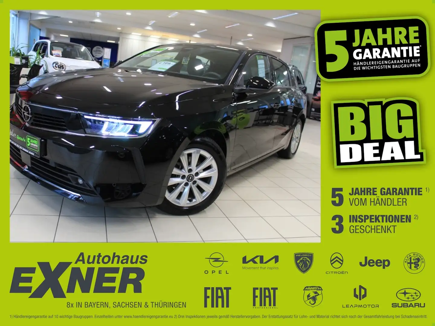 Opel Astra L 1.2 Turbo EDITION LED+SHZ+Winterp.+Kam. Zwart - 1