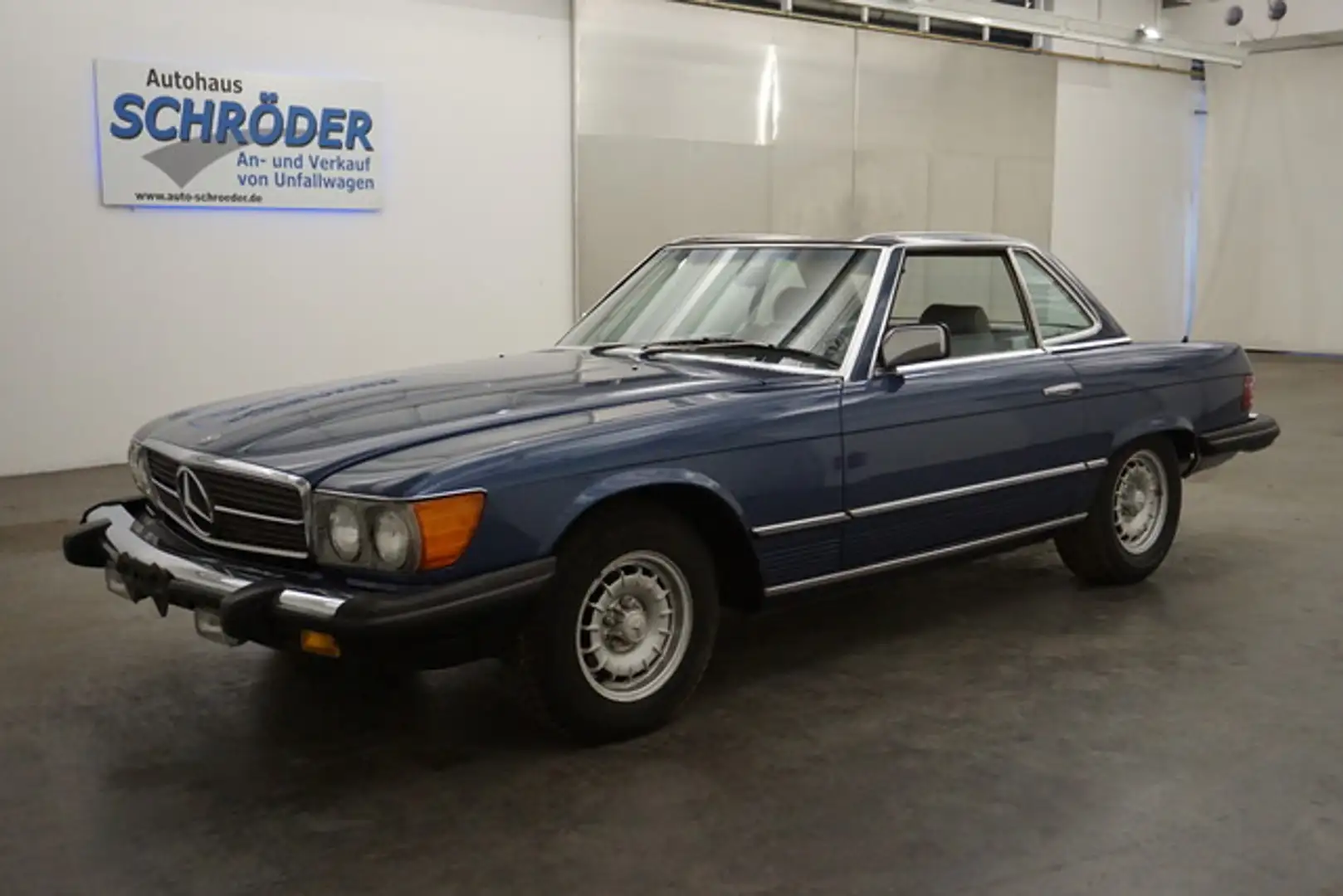 Mercedes-Benz 380 SL Bleu - 1