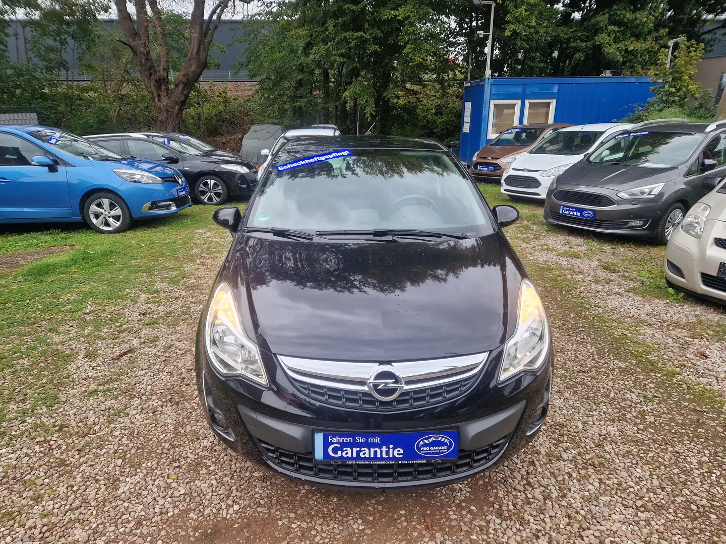 Opel Corsa D 1.4 Klima 94Tkm Sitzhzg ESP 2Hnd Scheckh Allwett Noir - 2