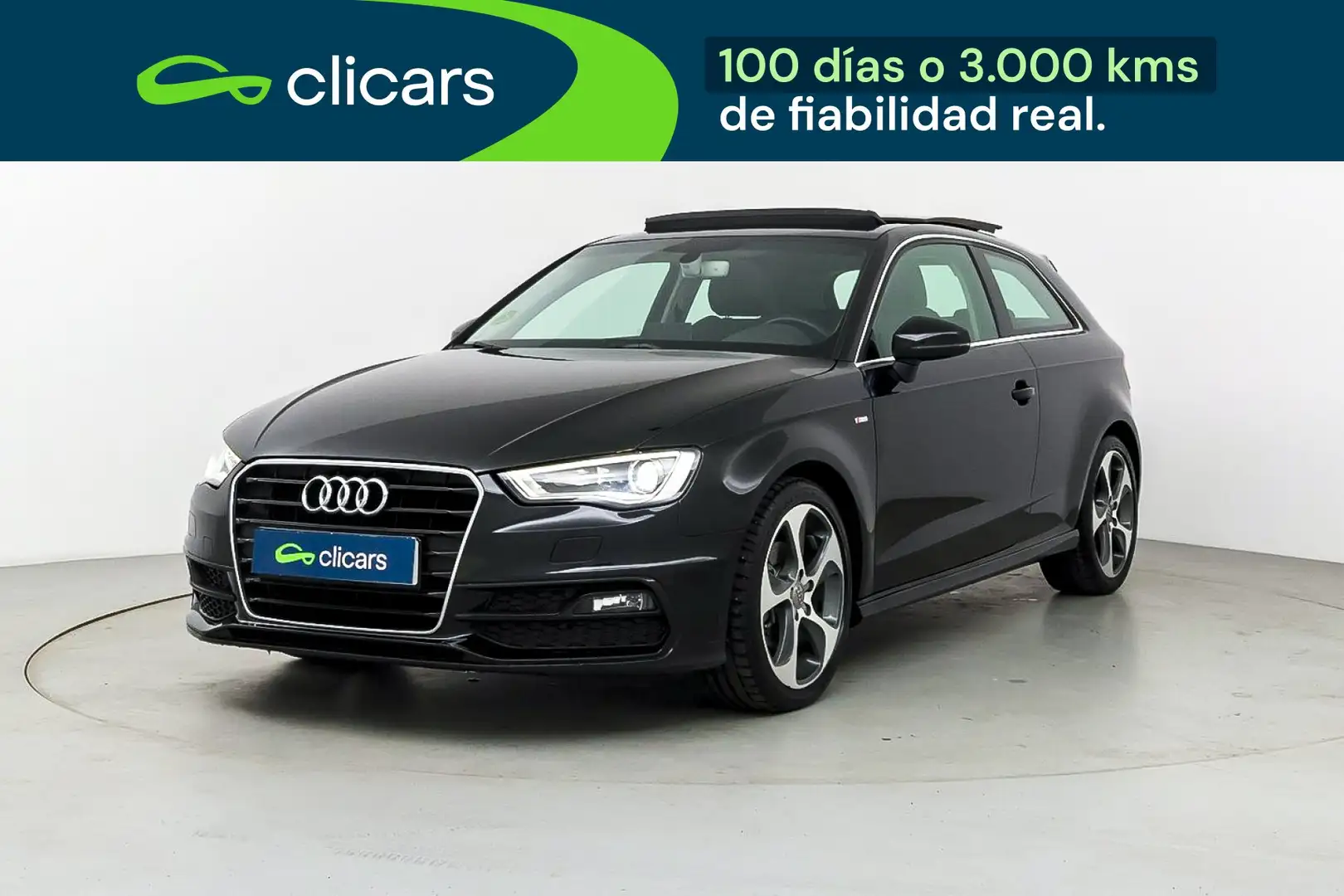 Audi A3 1.6TDI CD S line edition Negro - 1