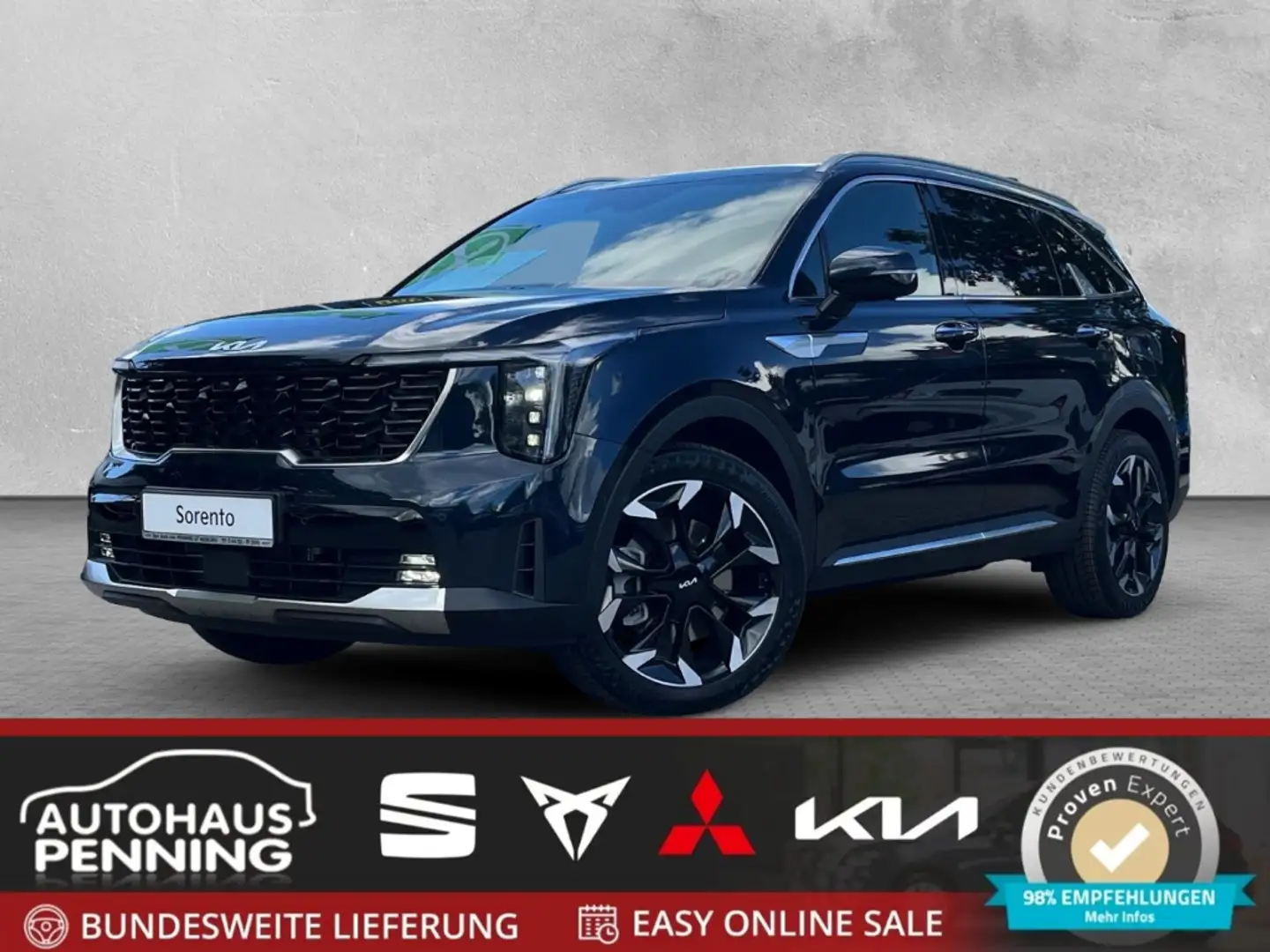 Kia Sorento 2.2D / UPE: 71.125,- € / PLATINUM 7S NAP GD PREM B Blau - 1