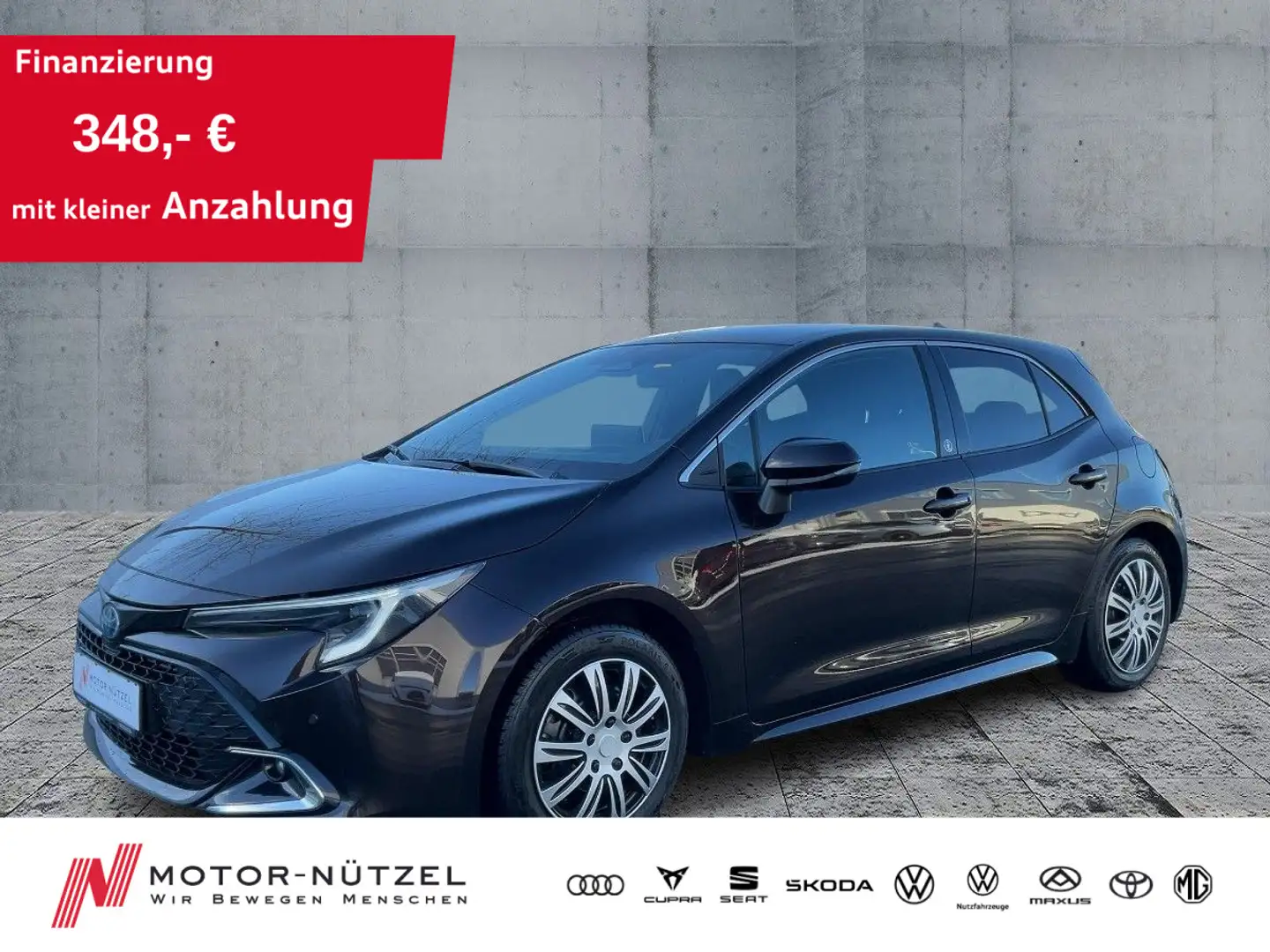 Toyota Corolla 2.0 Hybrid TeamD LED+NAV+RFK+APP+DAB+GRA Braun - 1