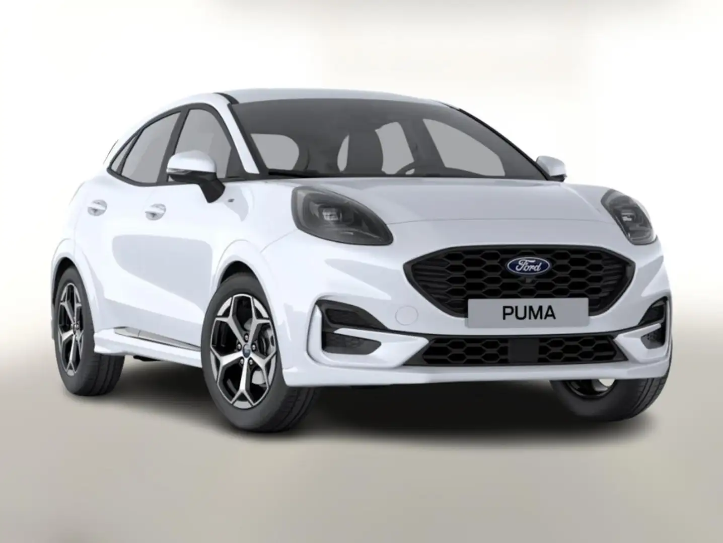 Ford Puma ST-Line 1.0 EB 125 MHEV LED Nav Kam PrivG 92 kW... Weiß - 1
