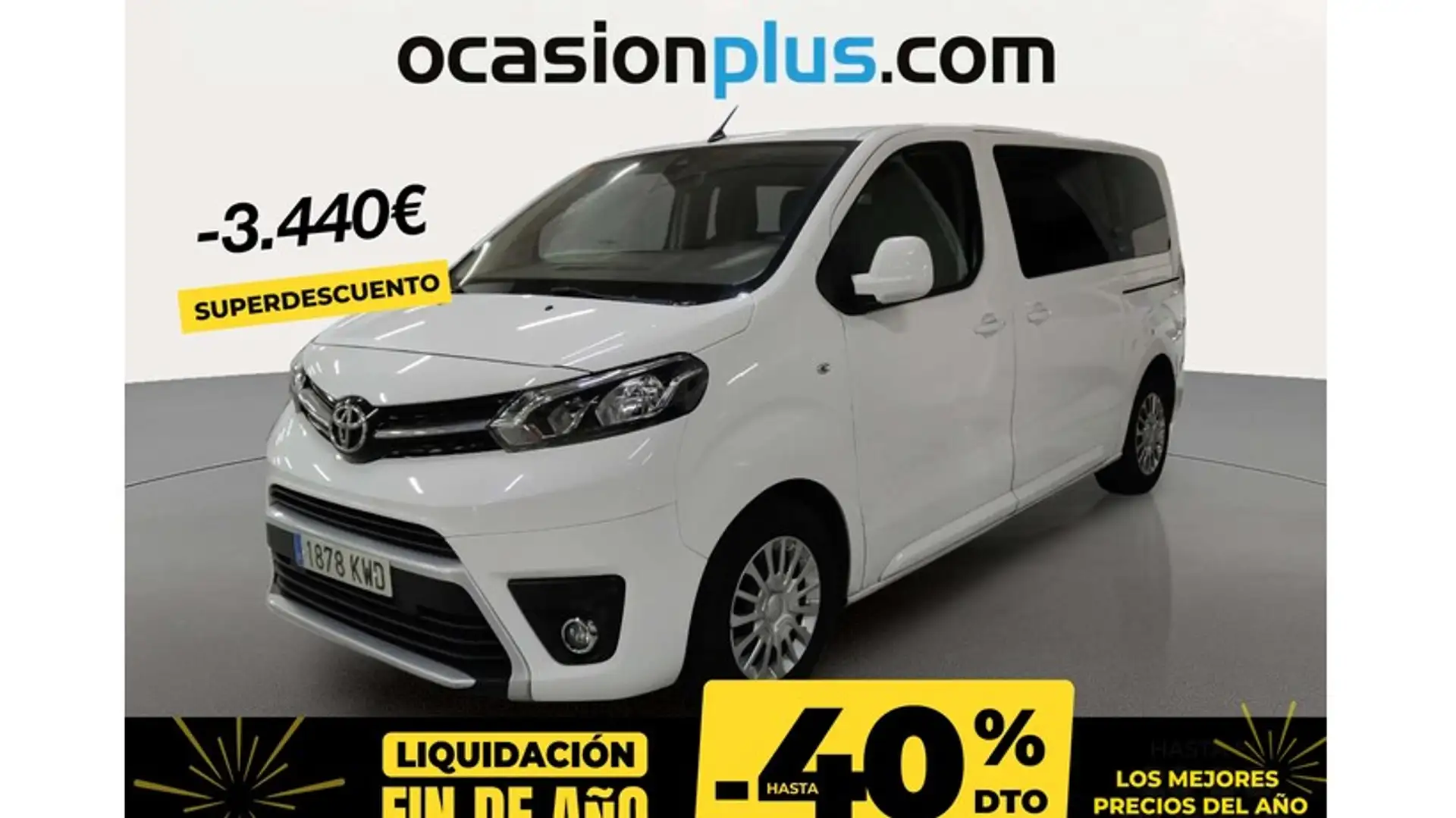 Toyota Proace Shuttle L2 2.0D 9pl. Pack Active 150 Blanc - 1