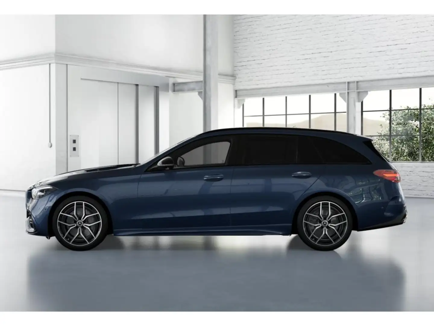Mercedes-Benz C 180 T AMG Pano+Spurhalte+Sportsitze+Totwink Blau - 2