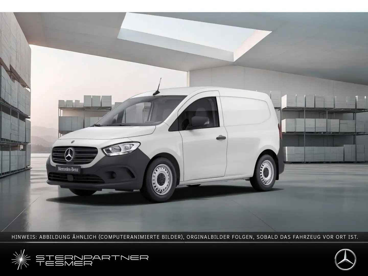 Mercedes-Benz Citan 110 CDI Kasten BASE +MBUX+DAB Blanc - 1
