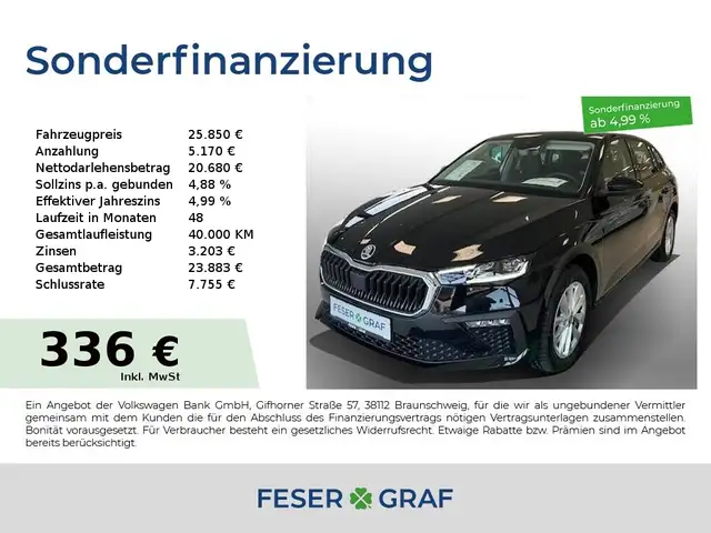 Skoda Scala 1.0 TSI Selection DSG LED/Navi/AHK vorber./Komfort