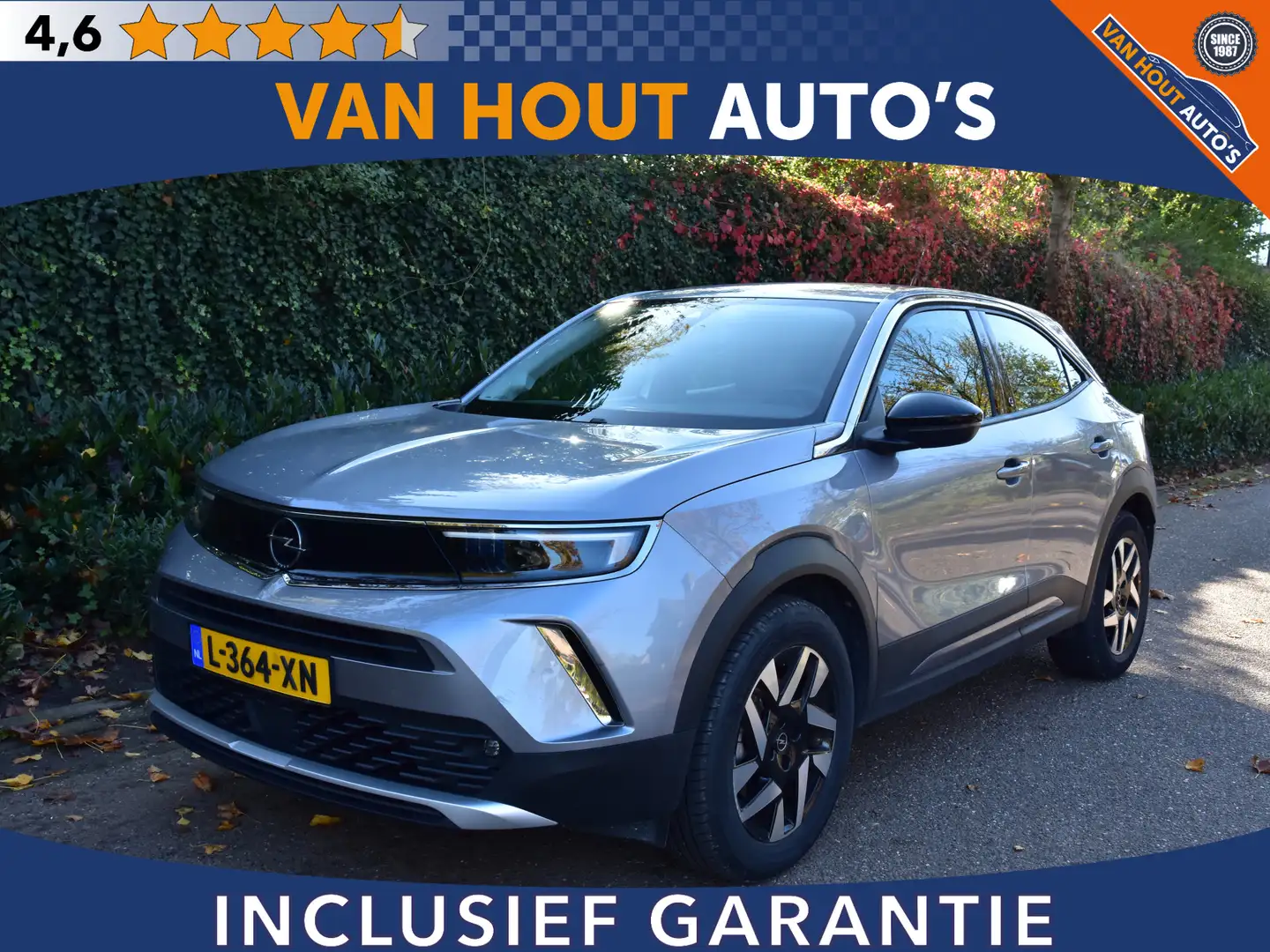 Opel Mokka-E Elegance 50-kWh 11kw bl. Grijs - 1