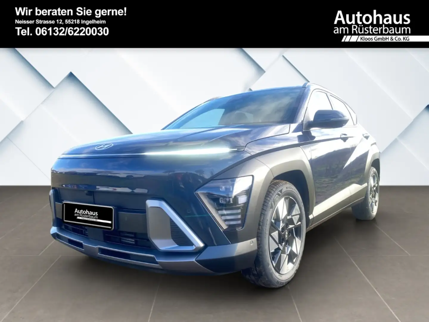 Hyundai KONA Prime SX2 (MY25) 2WD 1.6 Automatik, Glasschiebedac Blauw - 2