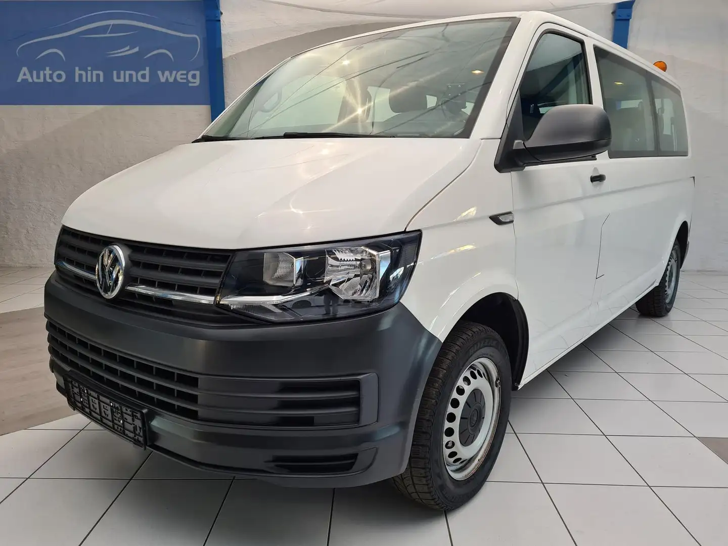 Volkswagen T6 Transporter 2.0 TDI Kombi lang | 9 Sitze Weiß - 1