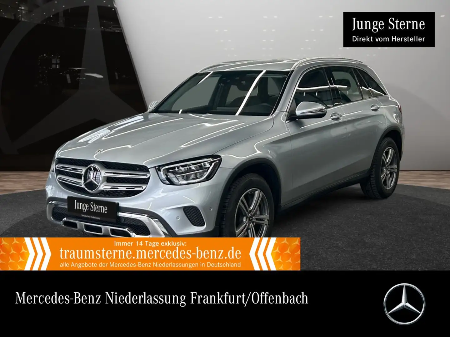 Mercedes-Benz GLC 300 de 4M AHK+LED+FAHRASS+KAMERA+SITZKLIMA+9G Argent - 1