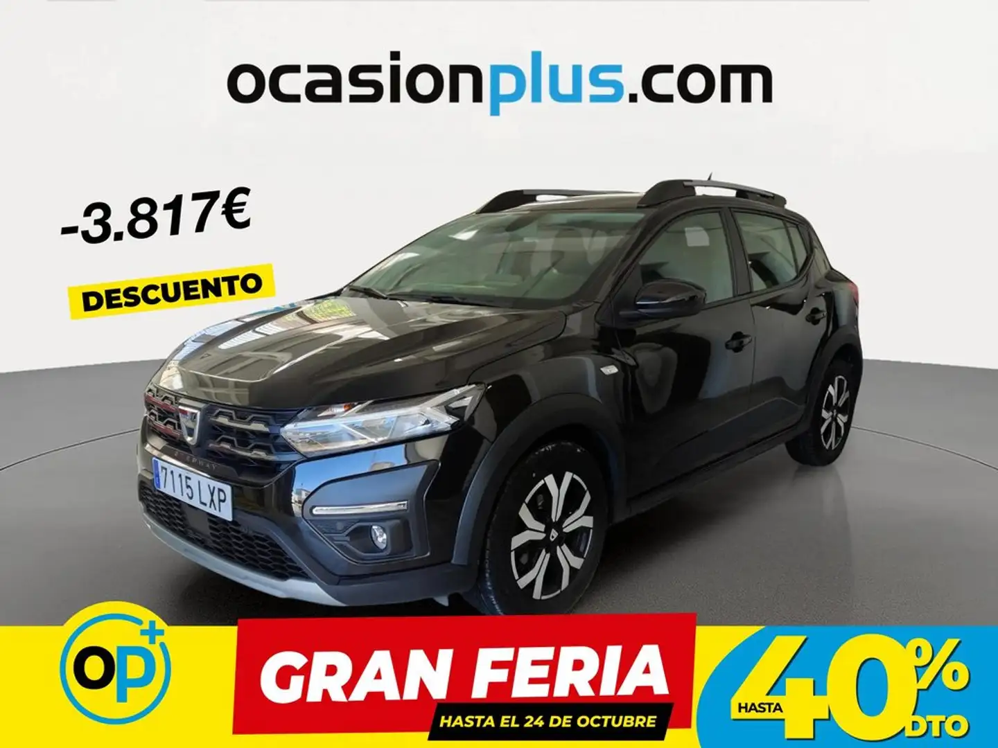 Dacia Sandero Stepway TCe Comfort 67kW Negro - 1