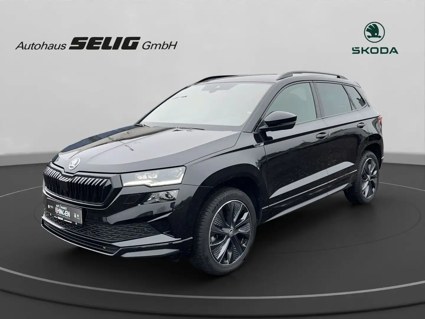 Skoda Karoq Sportline 1.5 TSI DSG 150 PS, AHK,Parken,T Zwart - 1