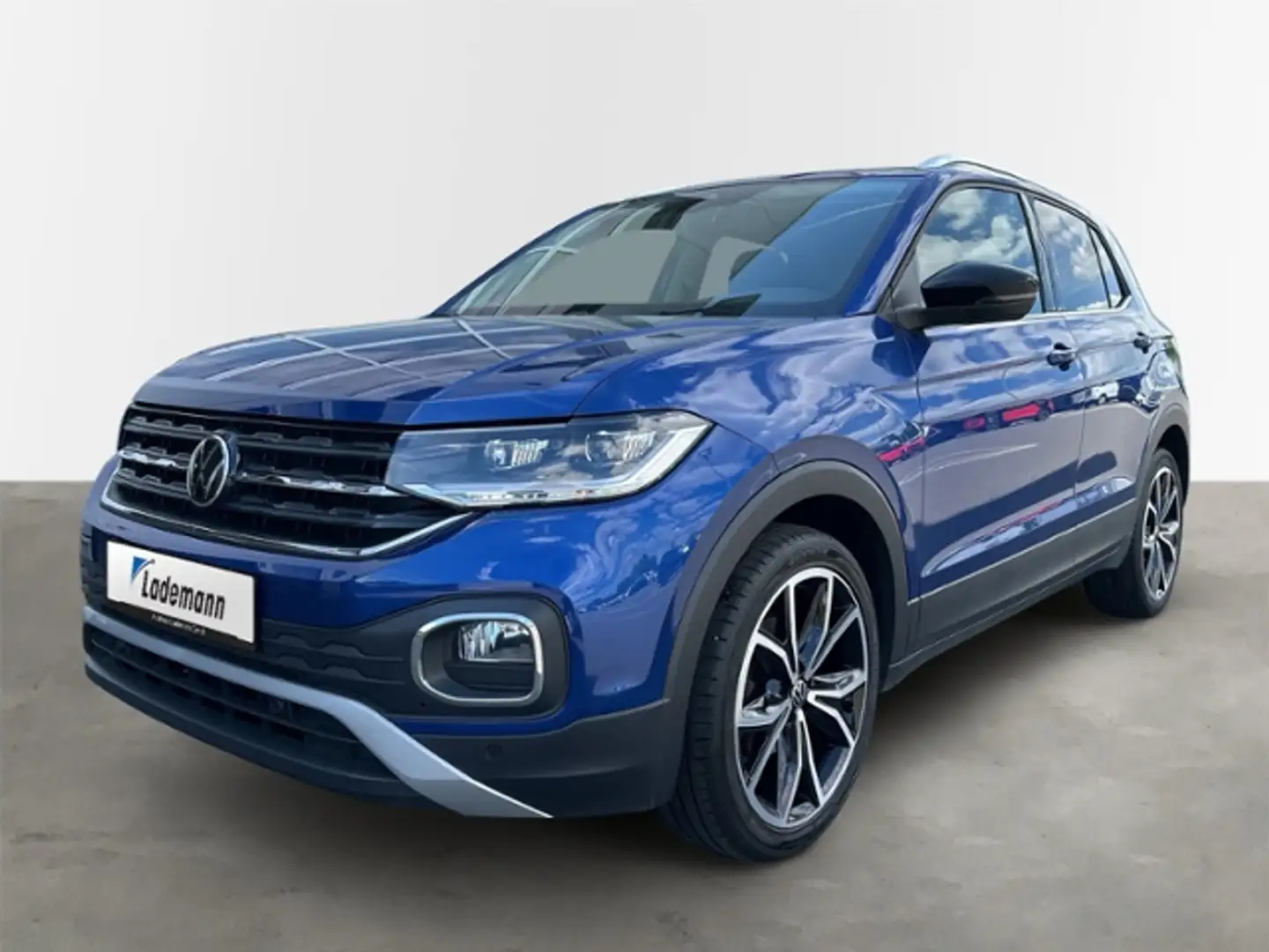 Volkswagen T-Cross 1.0 TSI STYLE AHK+KAMERA+LED+ACC+NAVI+SH Blauw - 2