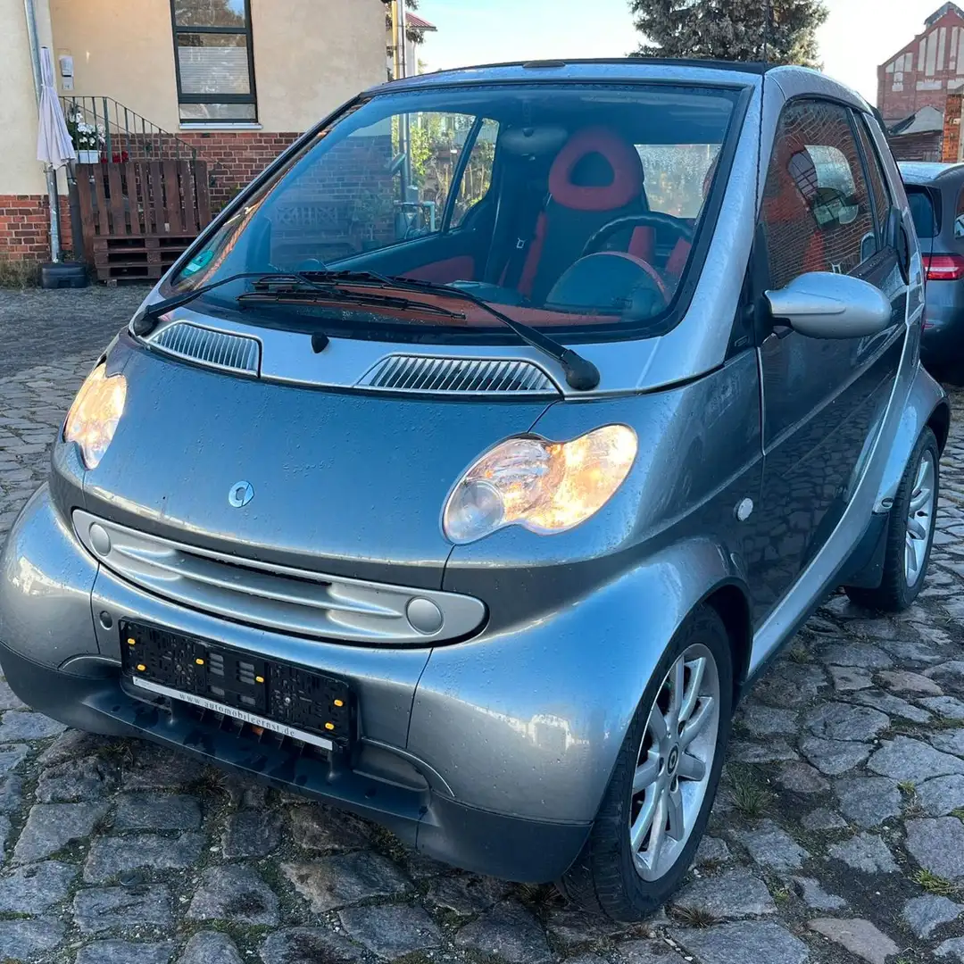 smart forTwo Cabrio CDI Klima el.Verdeck erst 46Tkm Grau - 1