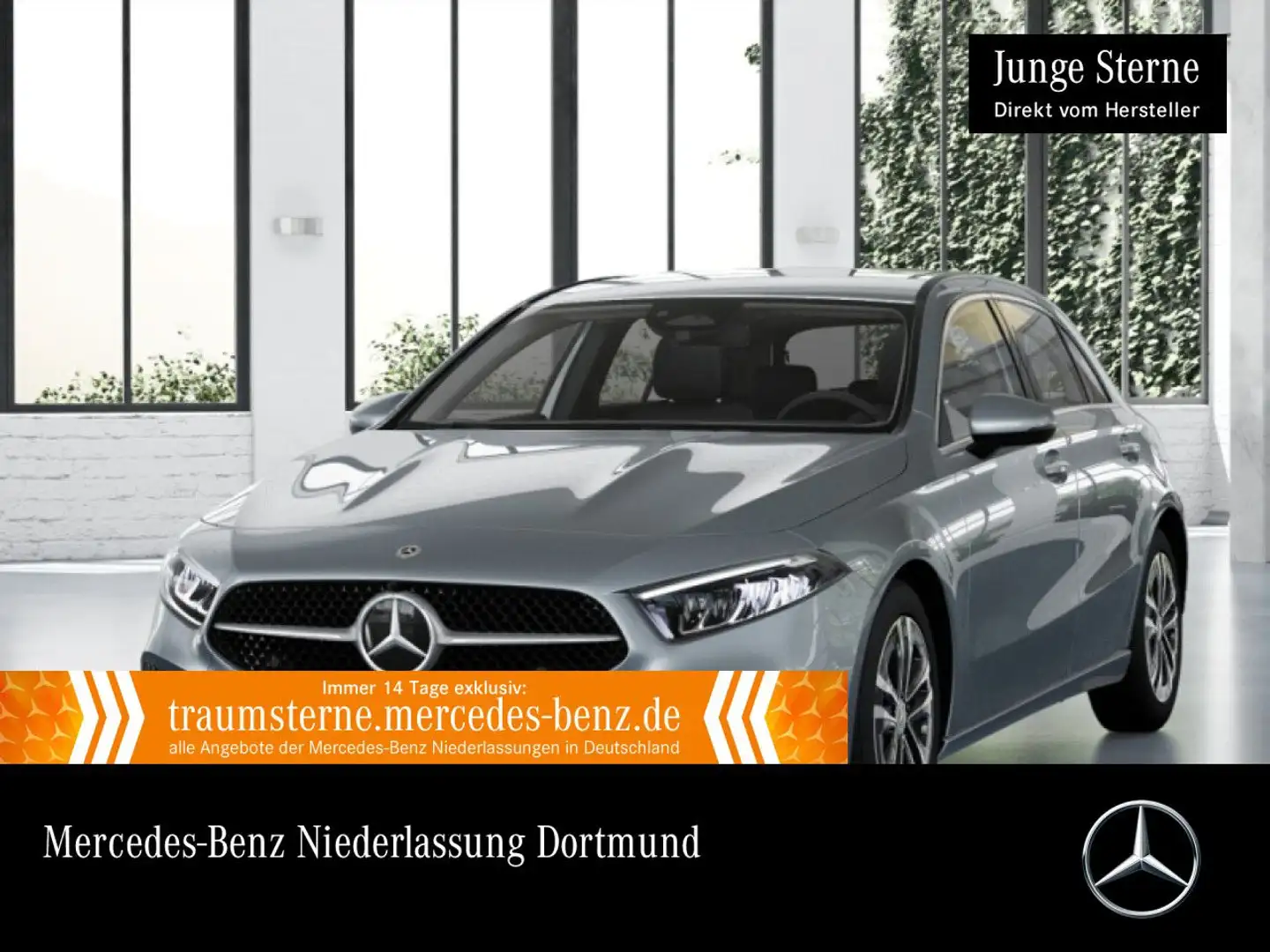 Mercedes-Benz A 180 PROGRESSIVE+LED+KAMERA+TOTW+KEYLESS+7G Silber - 1