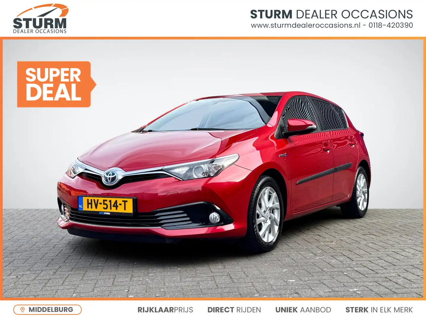 Toyota Auris 1.8 Hybrid Dynamic | Trekhaak | Navigatie | Camera Piros - 1