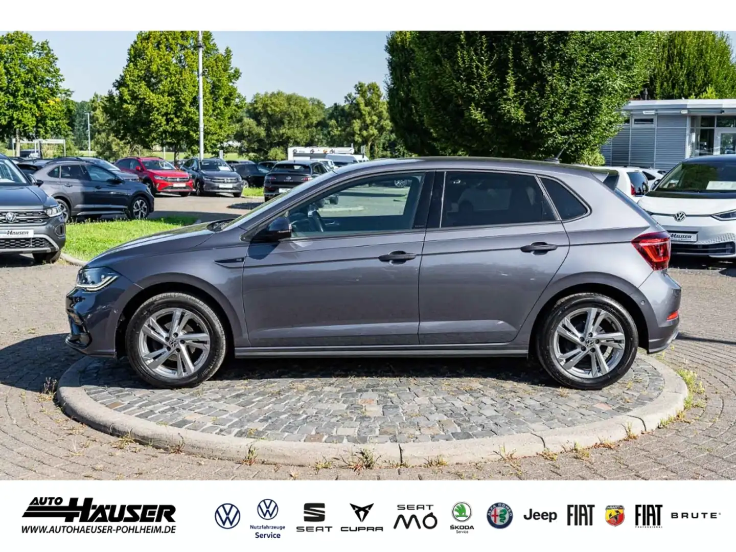 Volkswagen Polo R-Line 1.0 TSI DSG NAVI KAMERA IQ-LIGHT PARK ACC L Grijs - 2