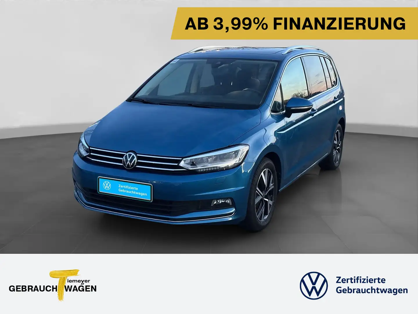 Volkswagen Touran 2.0 TDI DSG HIGHLINE 7SITZE PANO AHK Bleu - 1