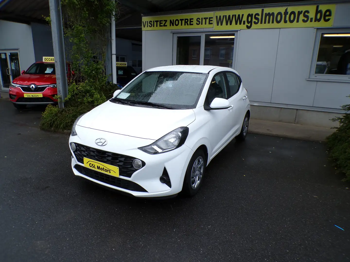 Hyundai i10 1.0i-67Cv-05/2022-76.947Km-Airco-Carplay-Cruise-.. Blanc - 1