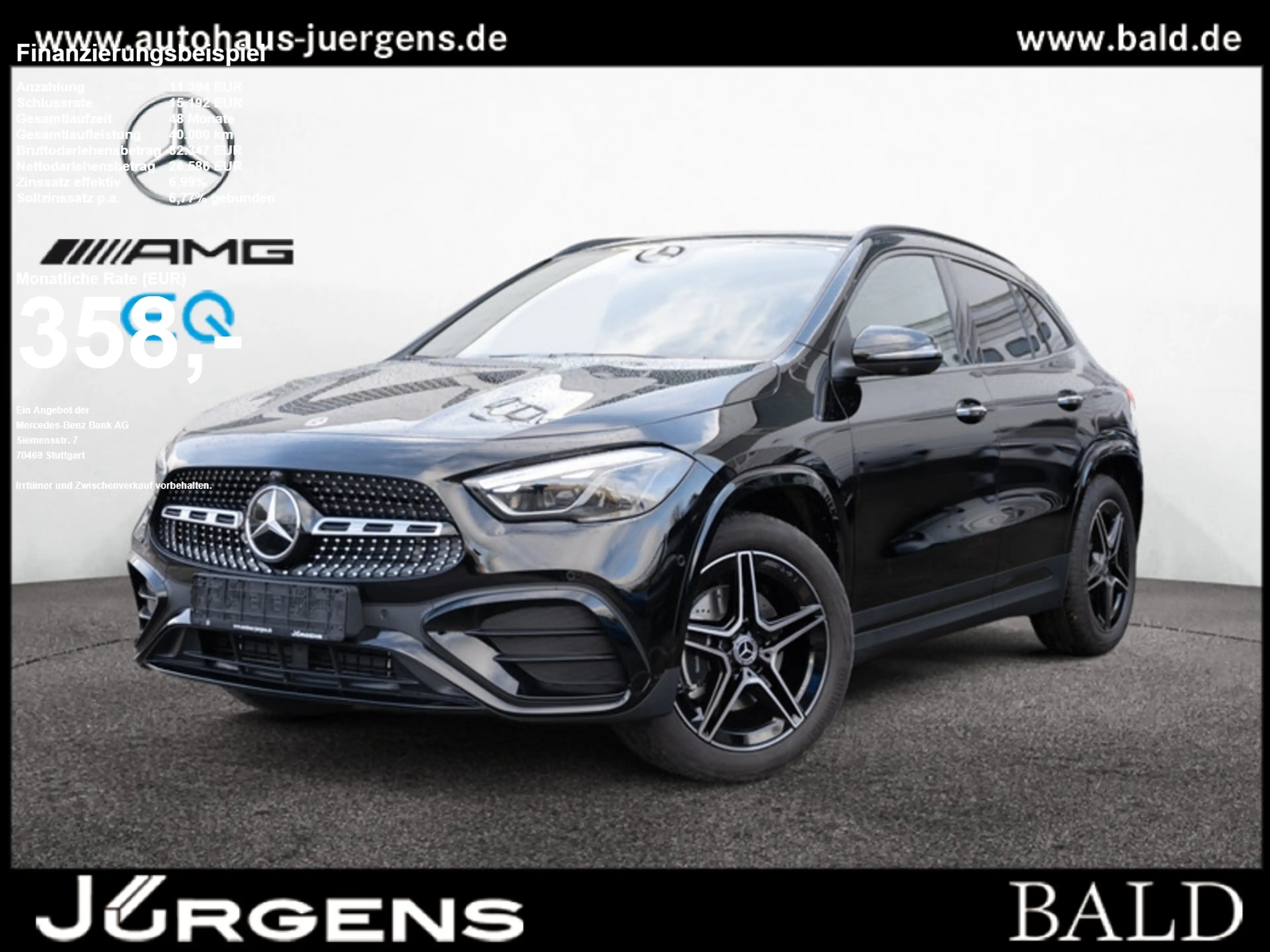Mercedes-Benz GLA 200 AMG-Sport/MLB/Pano/Night/AHK/Distr/Sound