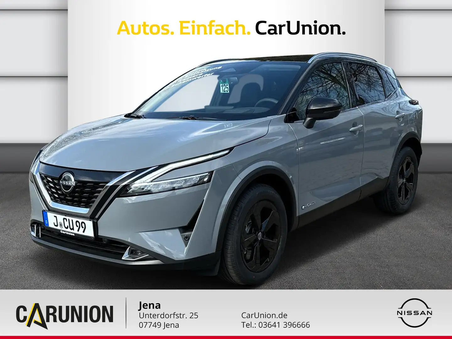 Nissan Qashqai Black Editon e-Power Grijs - 1