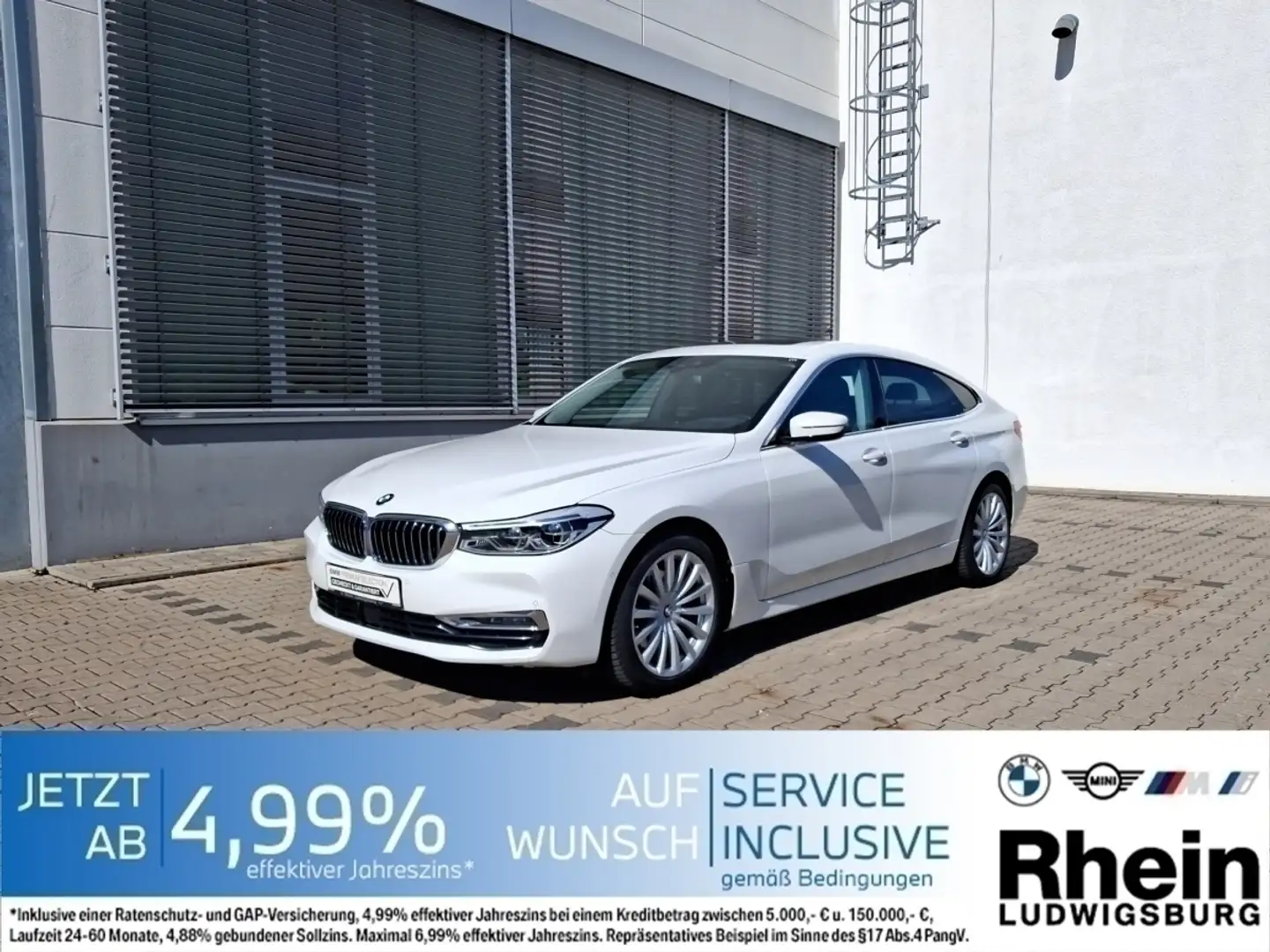 BMW 640 i Gran Turismo LED Navi HiFi Pano SHZv+h HUD White - 1
